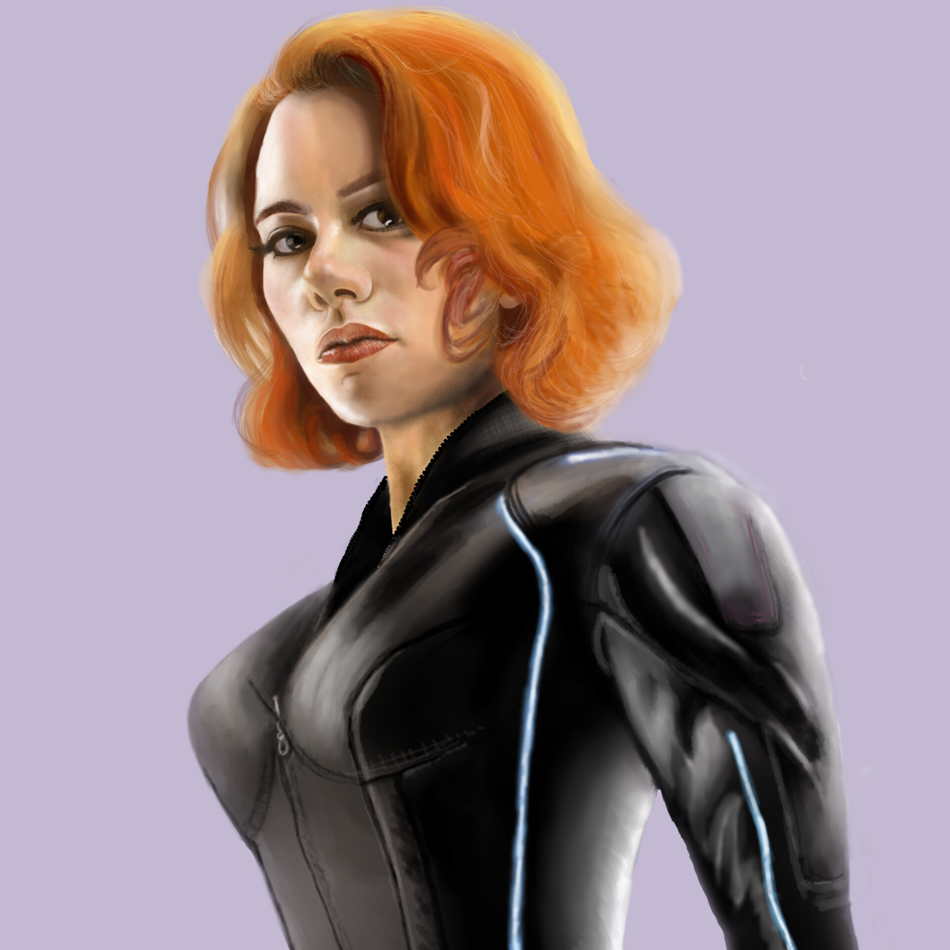 Black Widow Fan Art Wallpapers