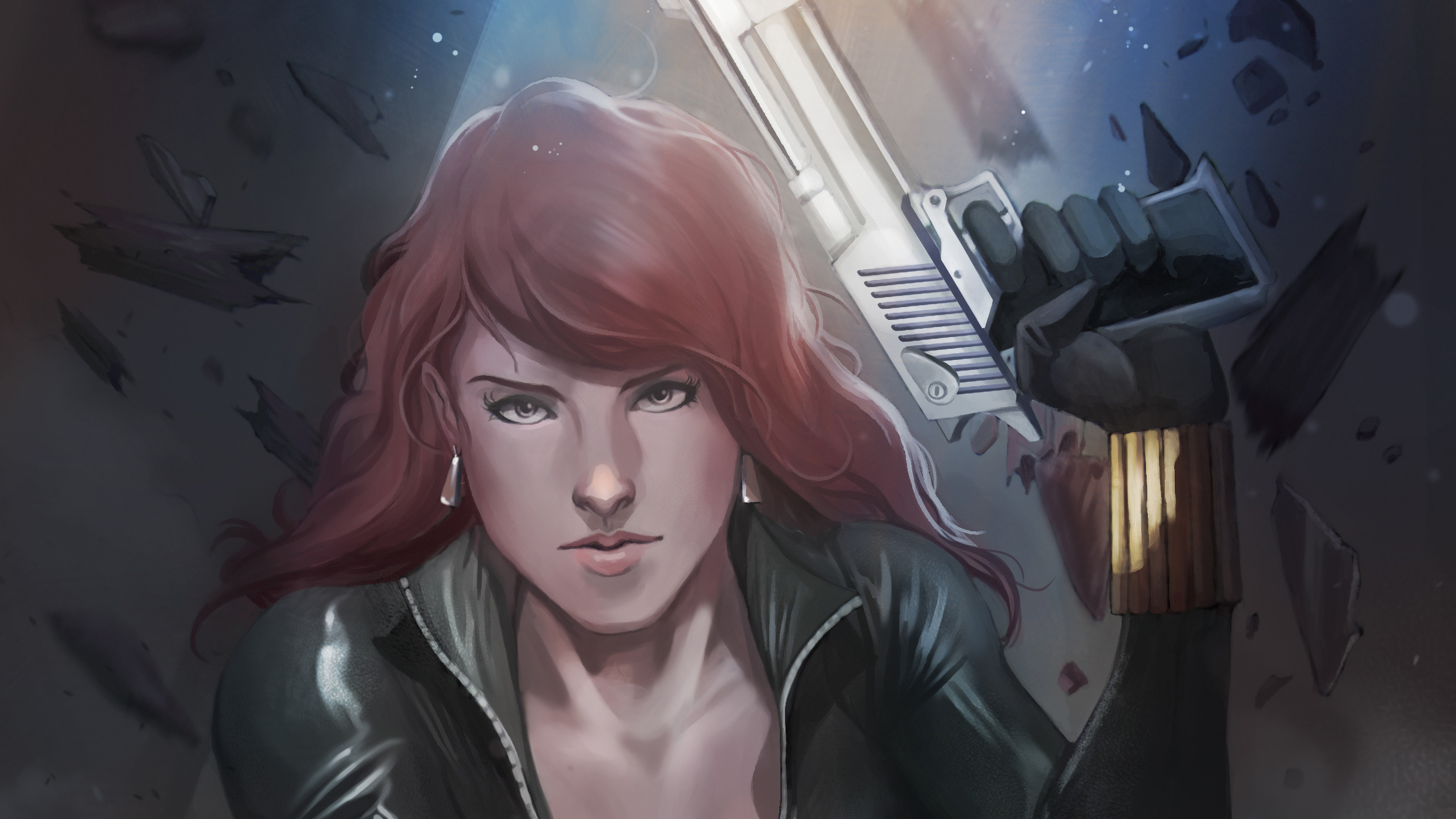 Black Widow New Art Wallpapers