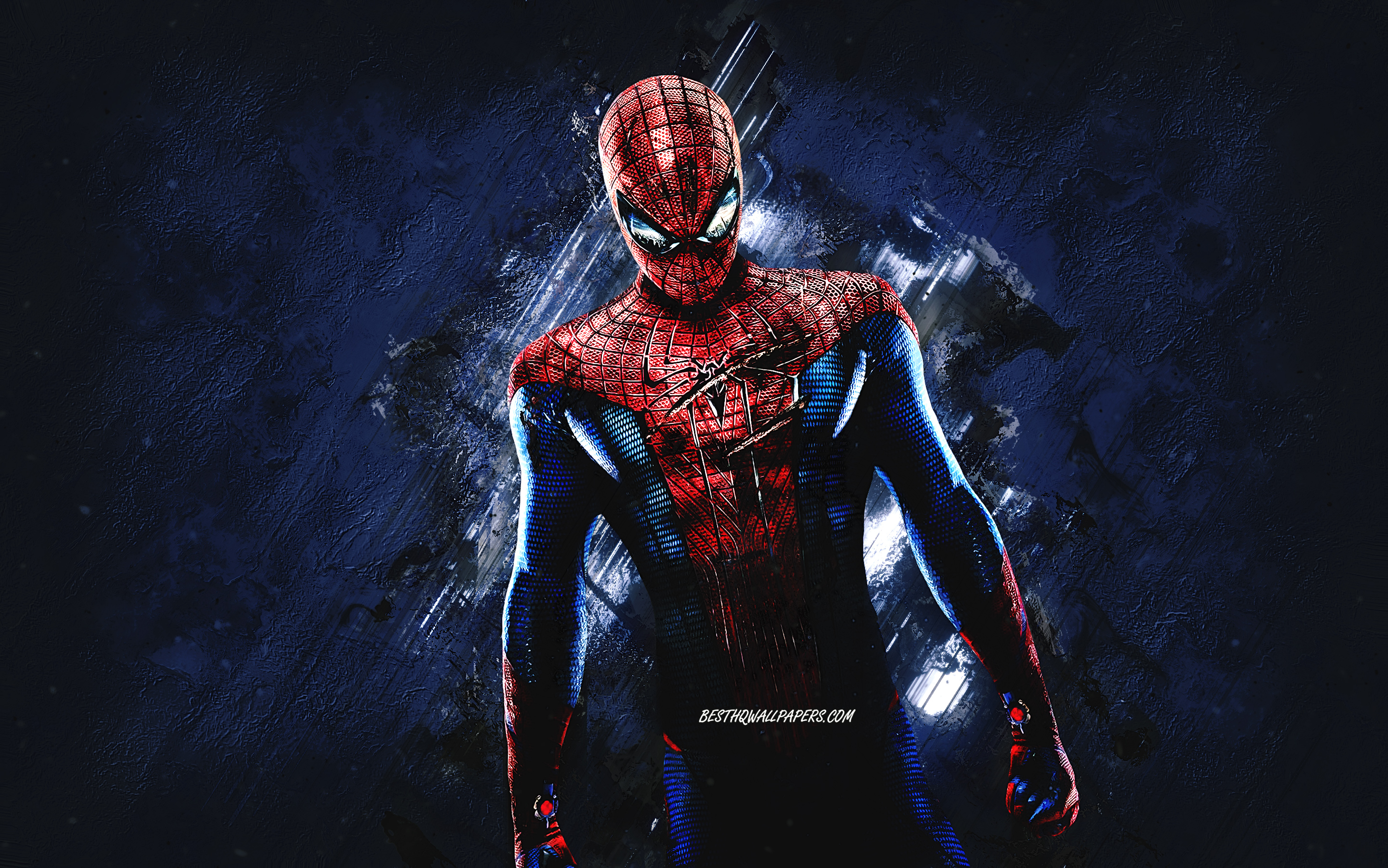 Blue Spiderman Artwork Wallpapers