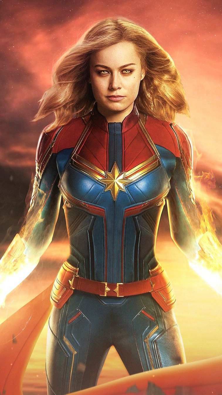 Brie Larson As Captain Marvel Artwork Wallpapers