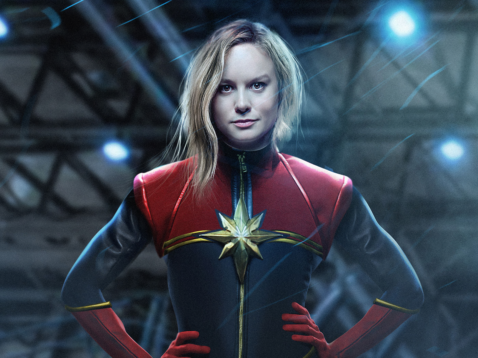 Brie Larson As Captain Marvel Artwork Wallpapers