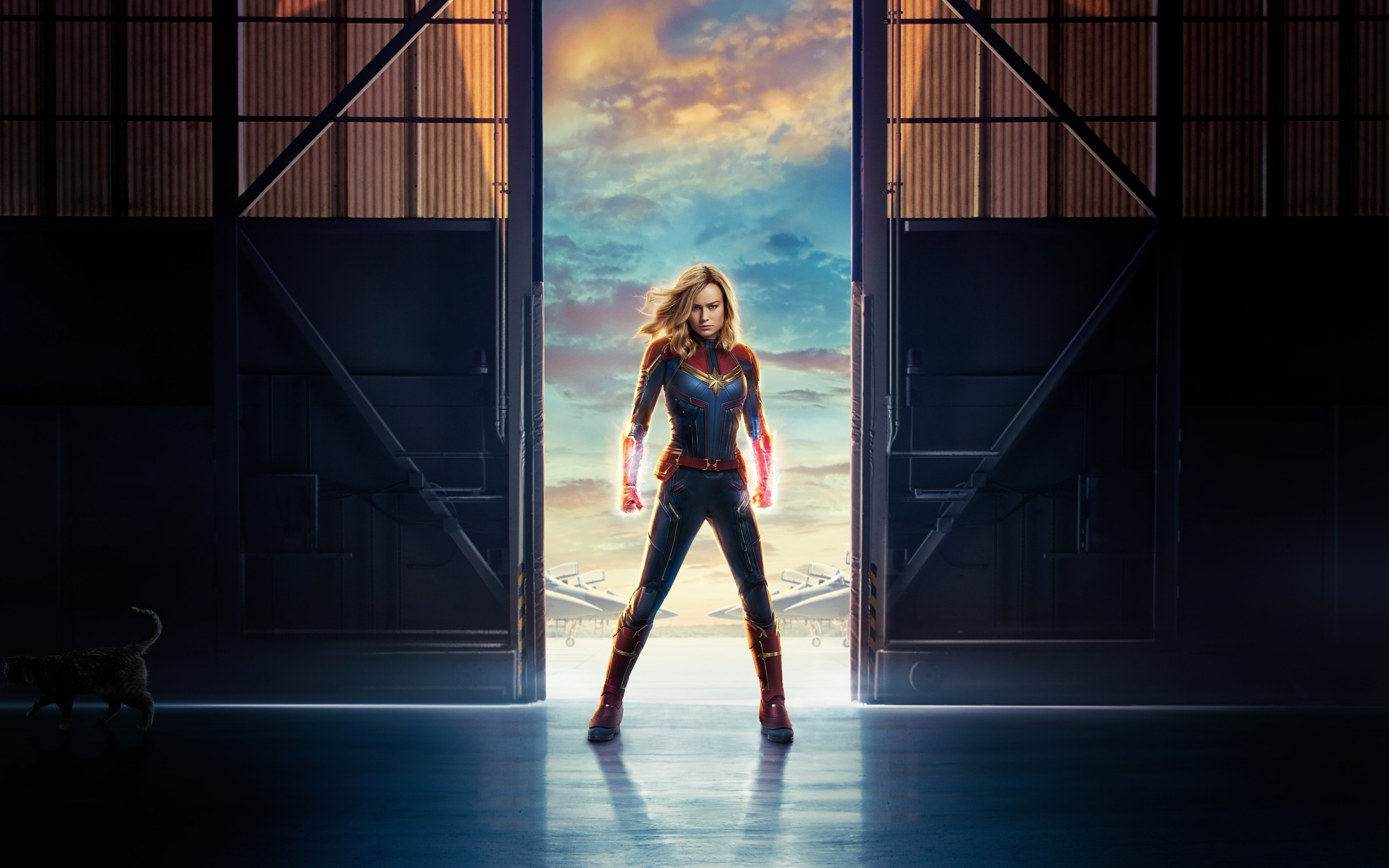 Brie Larson As Captain Marvel Artwork Wallpapers