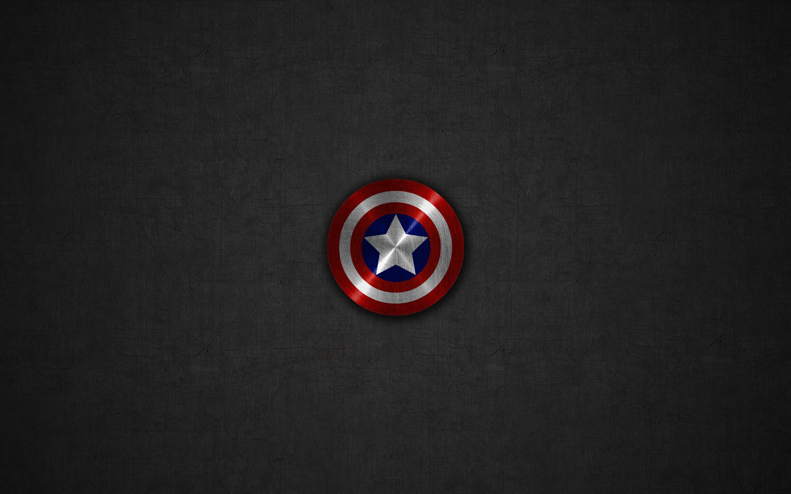 Captain America 4K Red Minimalist Wallpapers