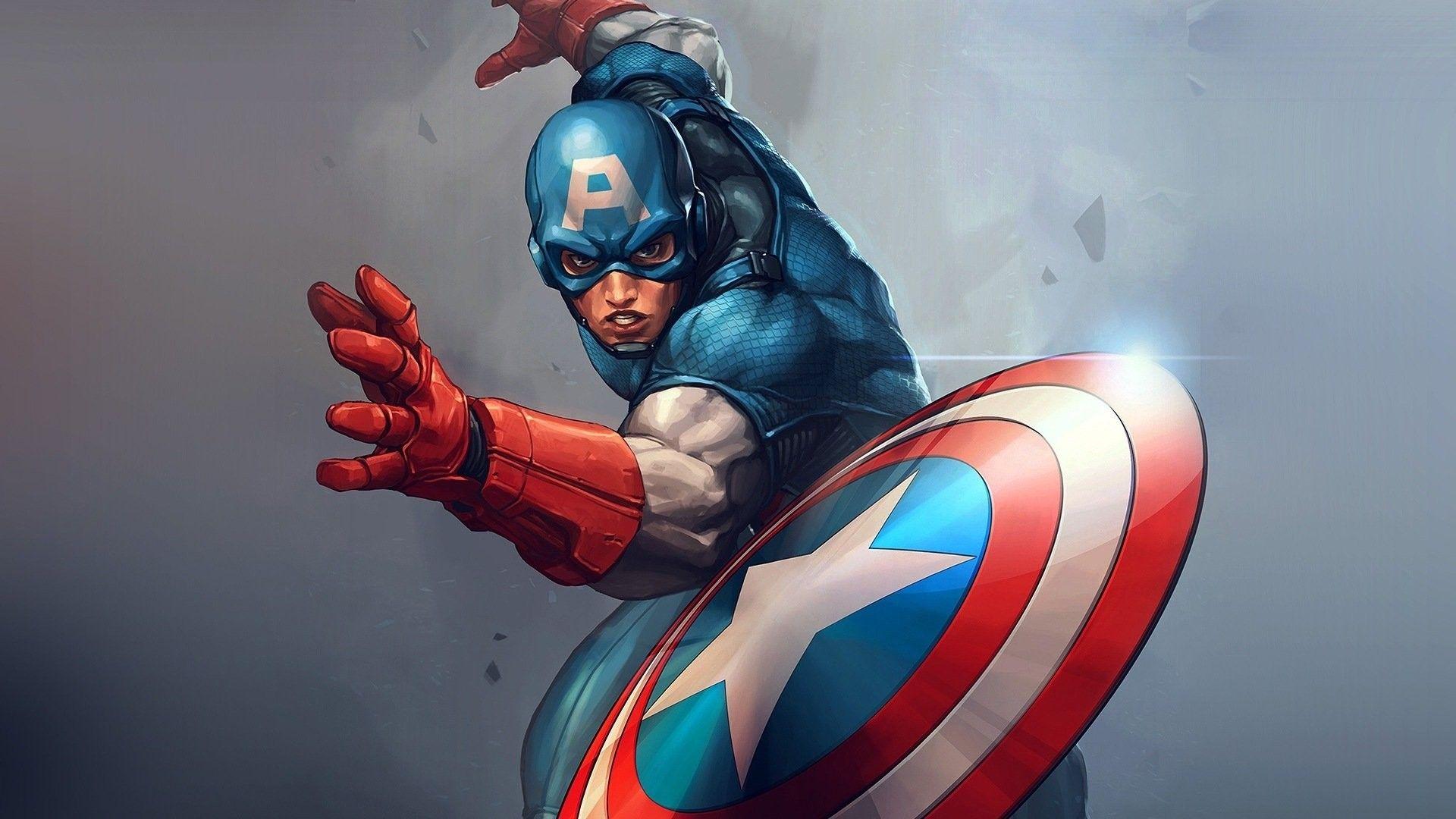 Captain America Cartoon Wallpapers