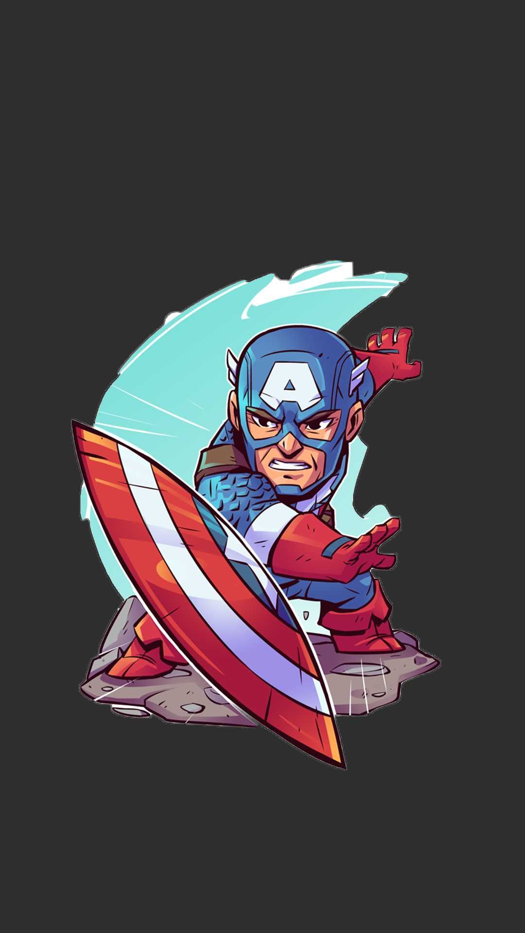 Captain America Cartoon Wallpapers