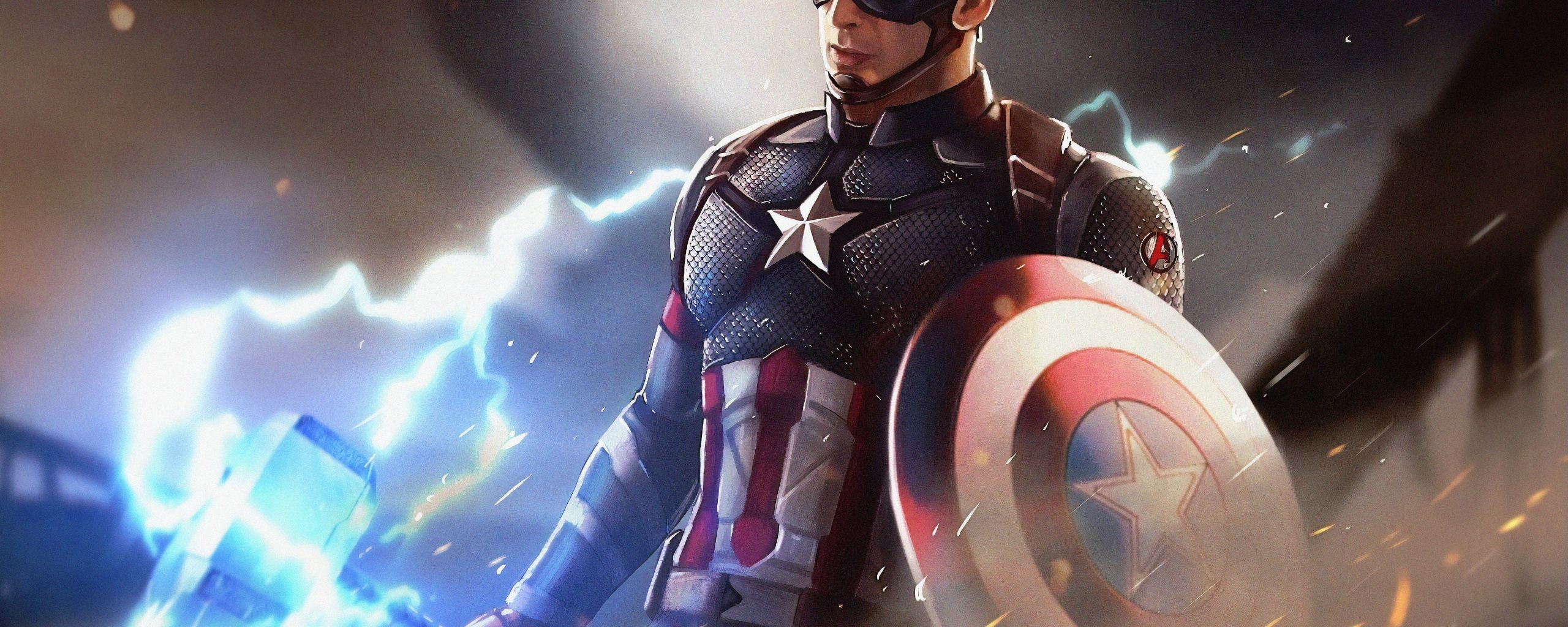 Captain America Dual Screen Wallpapers