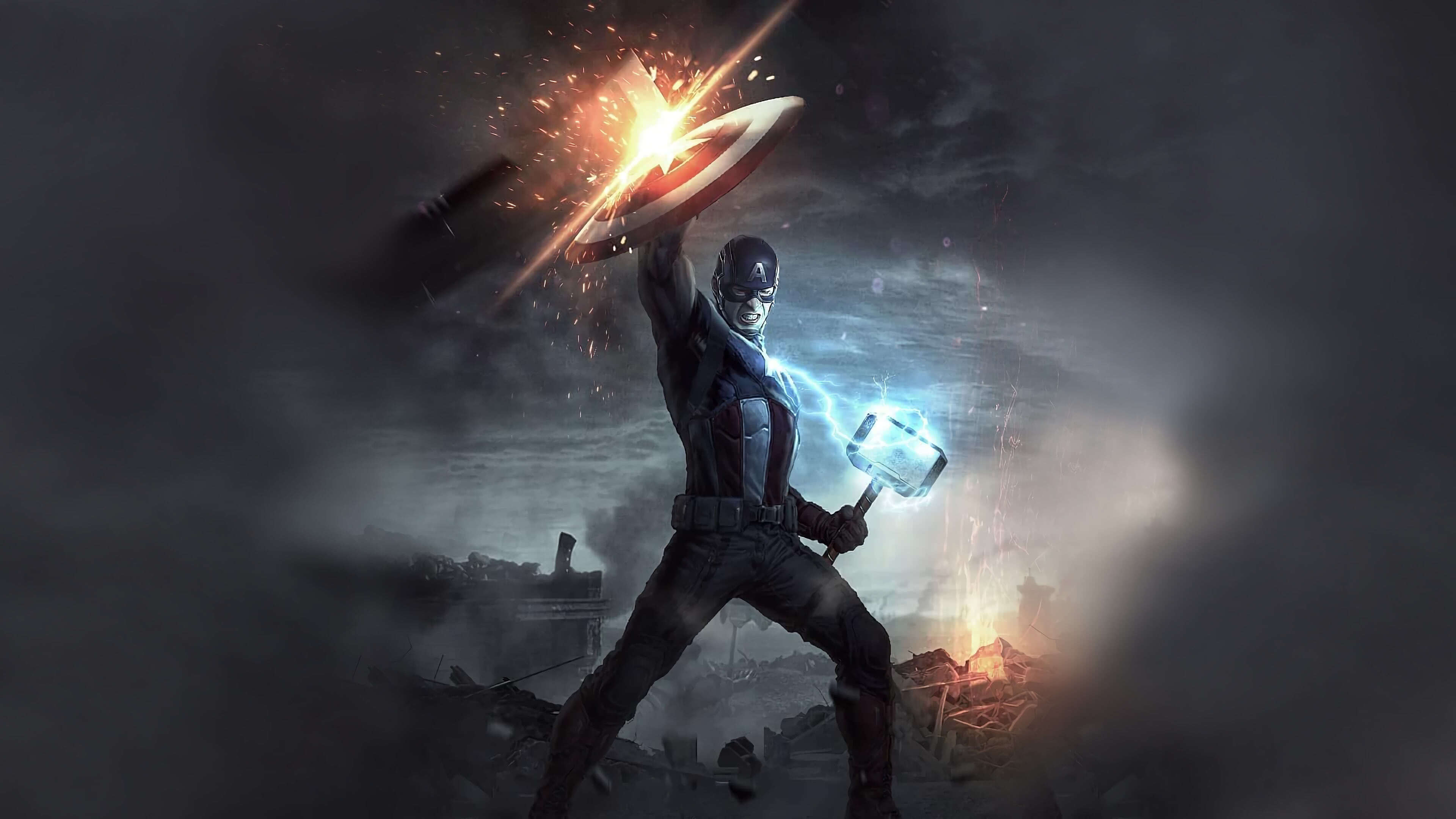 Captain America Endgame Hd Wallpapers