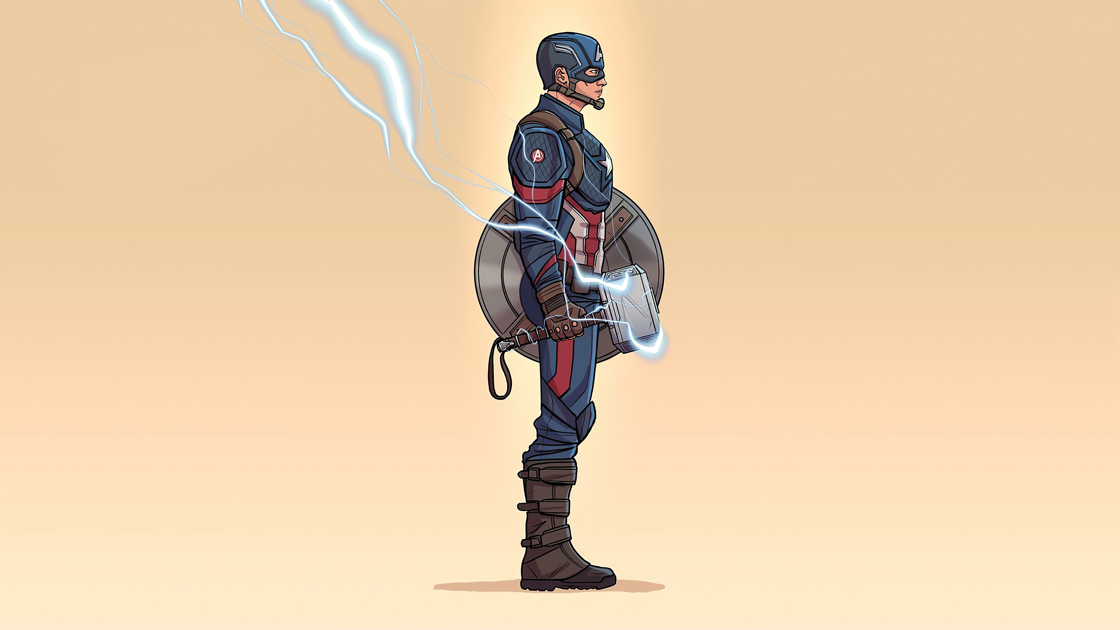 Captain America Mjolnir Wallpapers