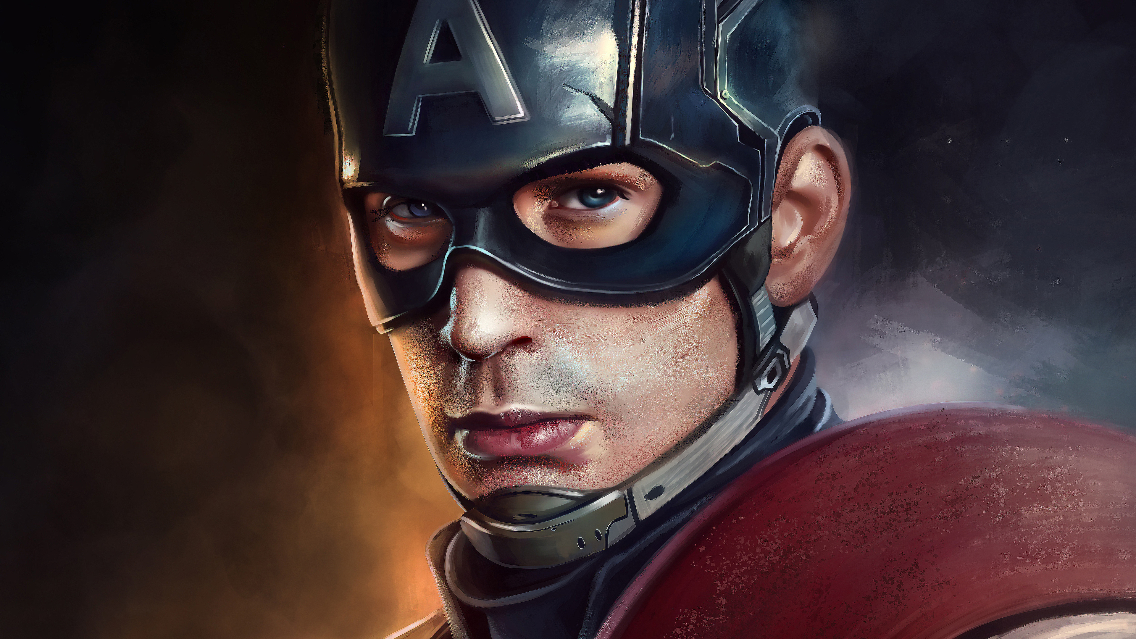 Captain America Portrait Art Wallpapers