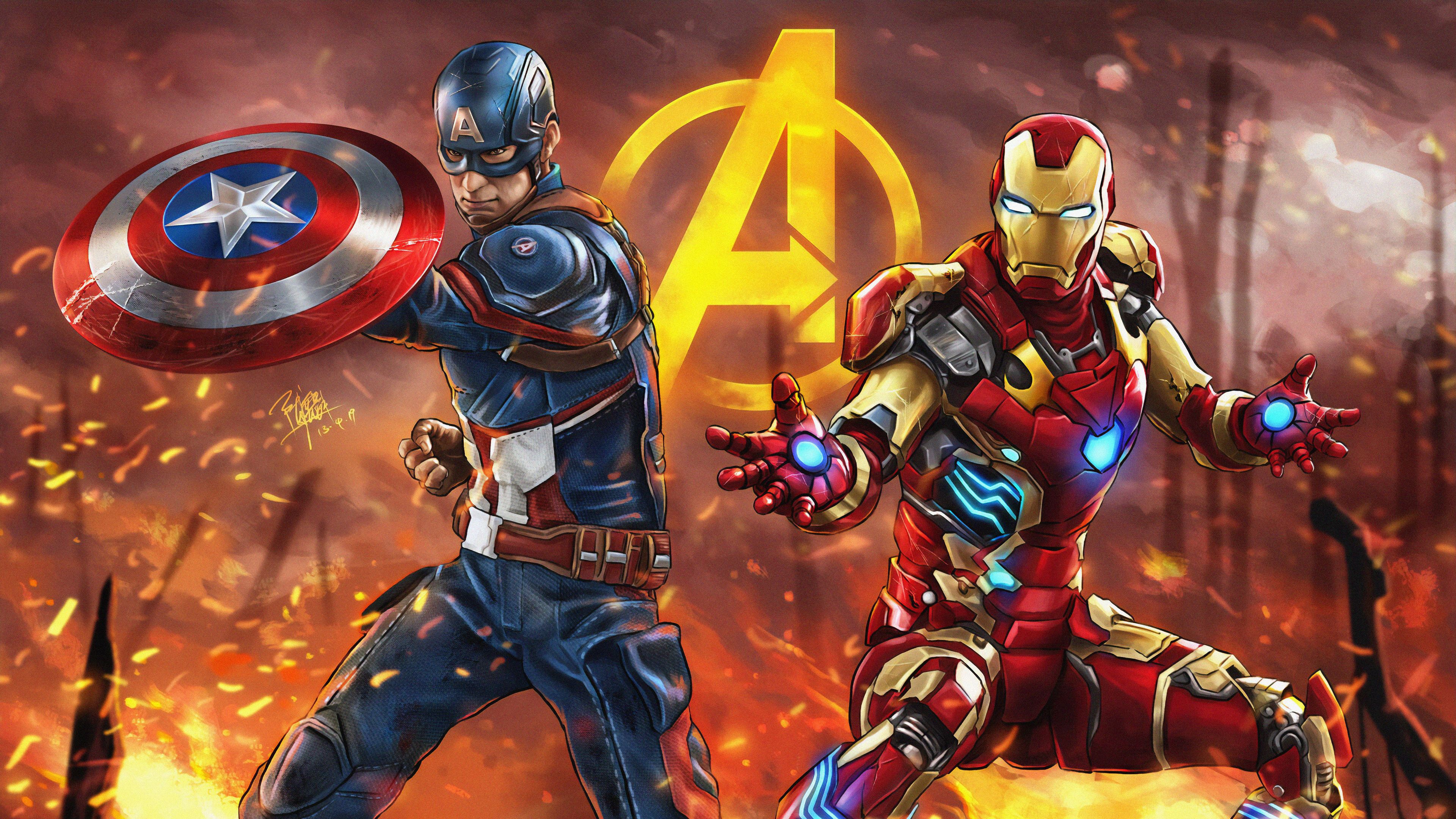 Captain America Vs Iron Man Wallpapers