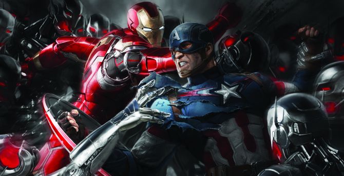 Captain America Vs Iron Man Wallpapers