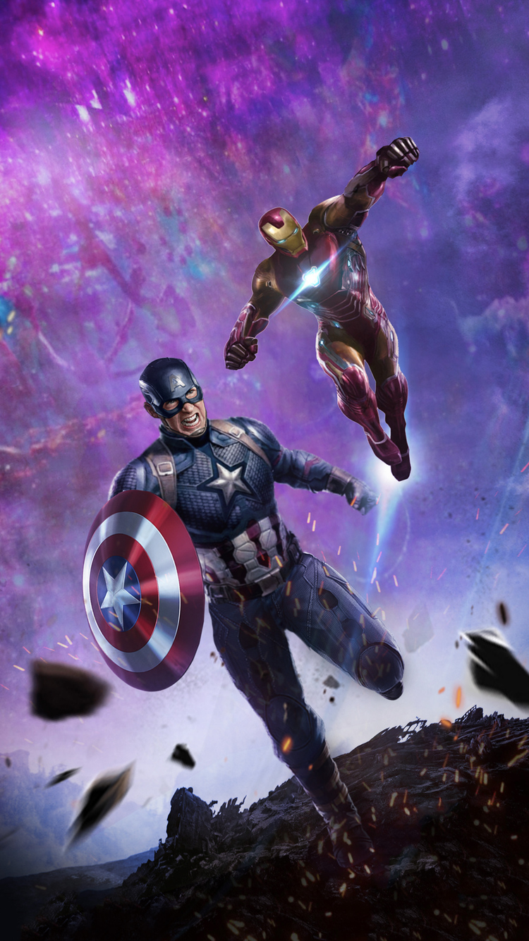 Captain America Vs Iron Man Iphone Hd Wallpapers