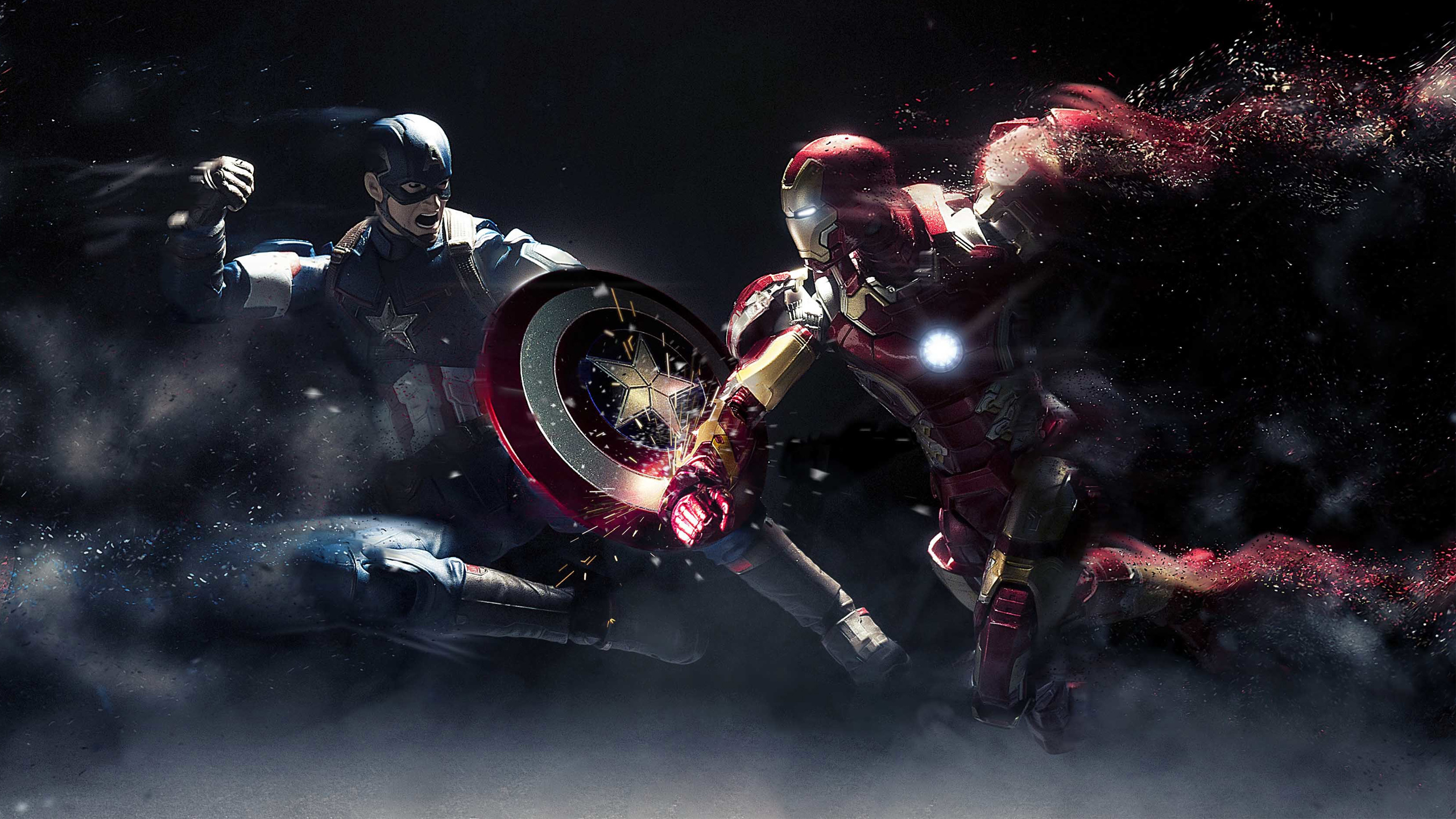 Captain America Vs Iron Man Iphone Hd Wallpapers