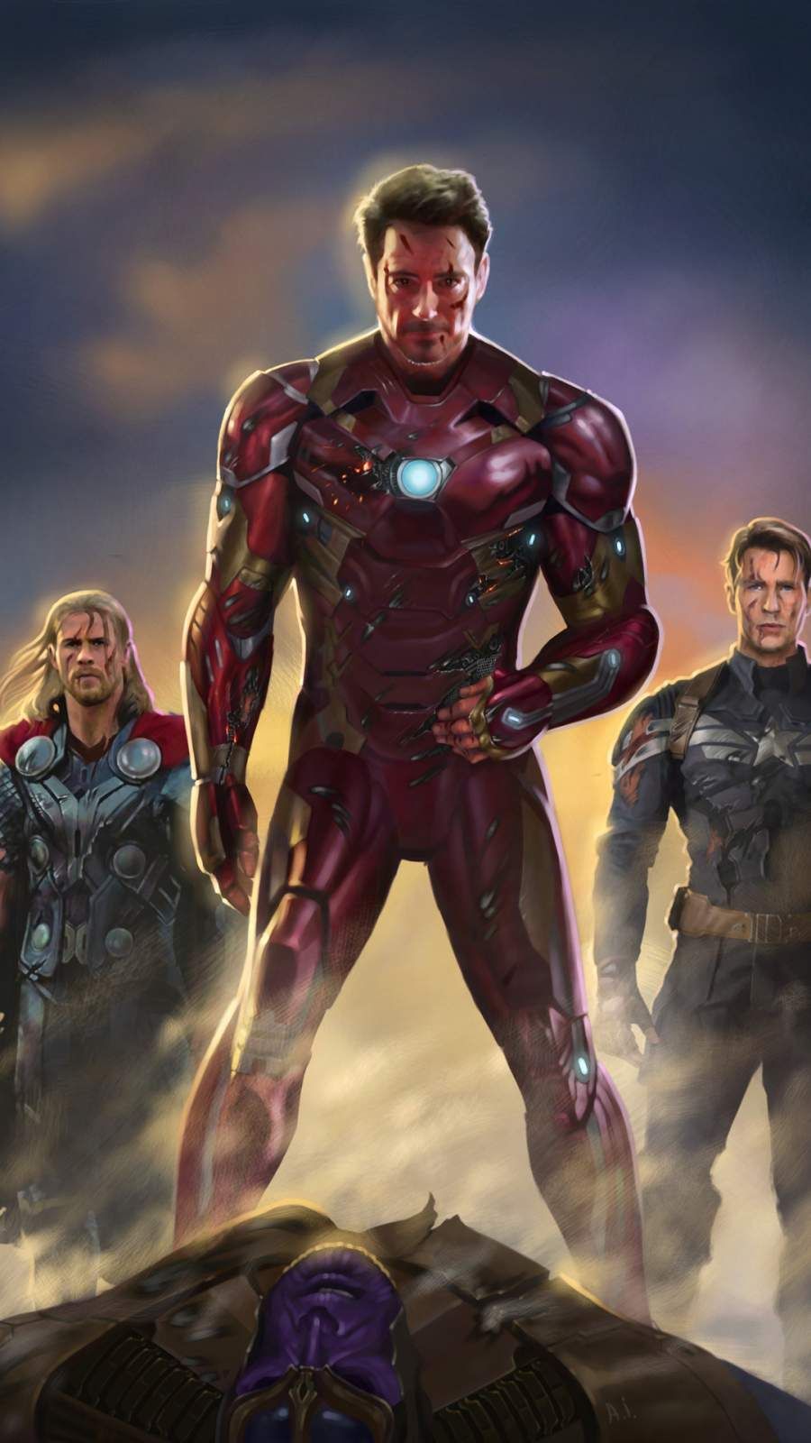 Captain America Vs Iron Man Iphone Hd Wallpapers