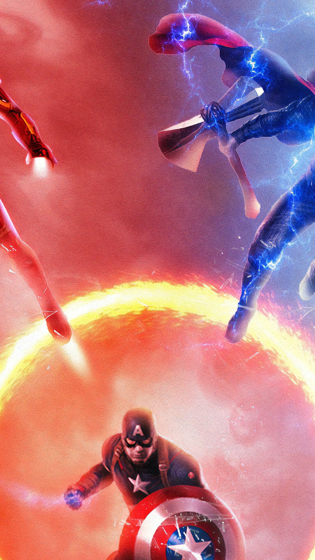 Captain America Vs Iron Man Iphone Hd Wallpapers