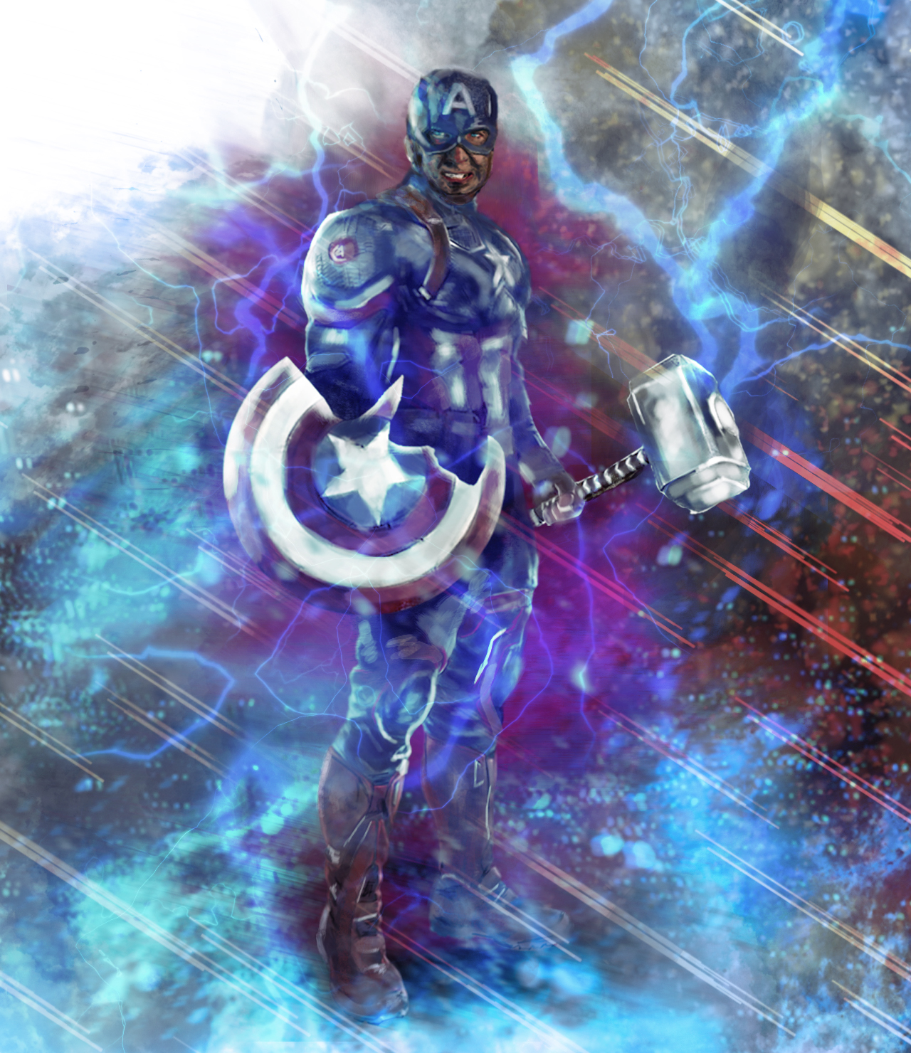 Captain America With Hammer Wallpapers