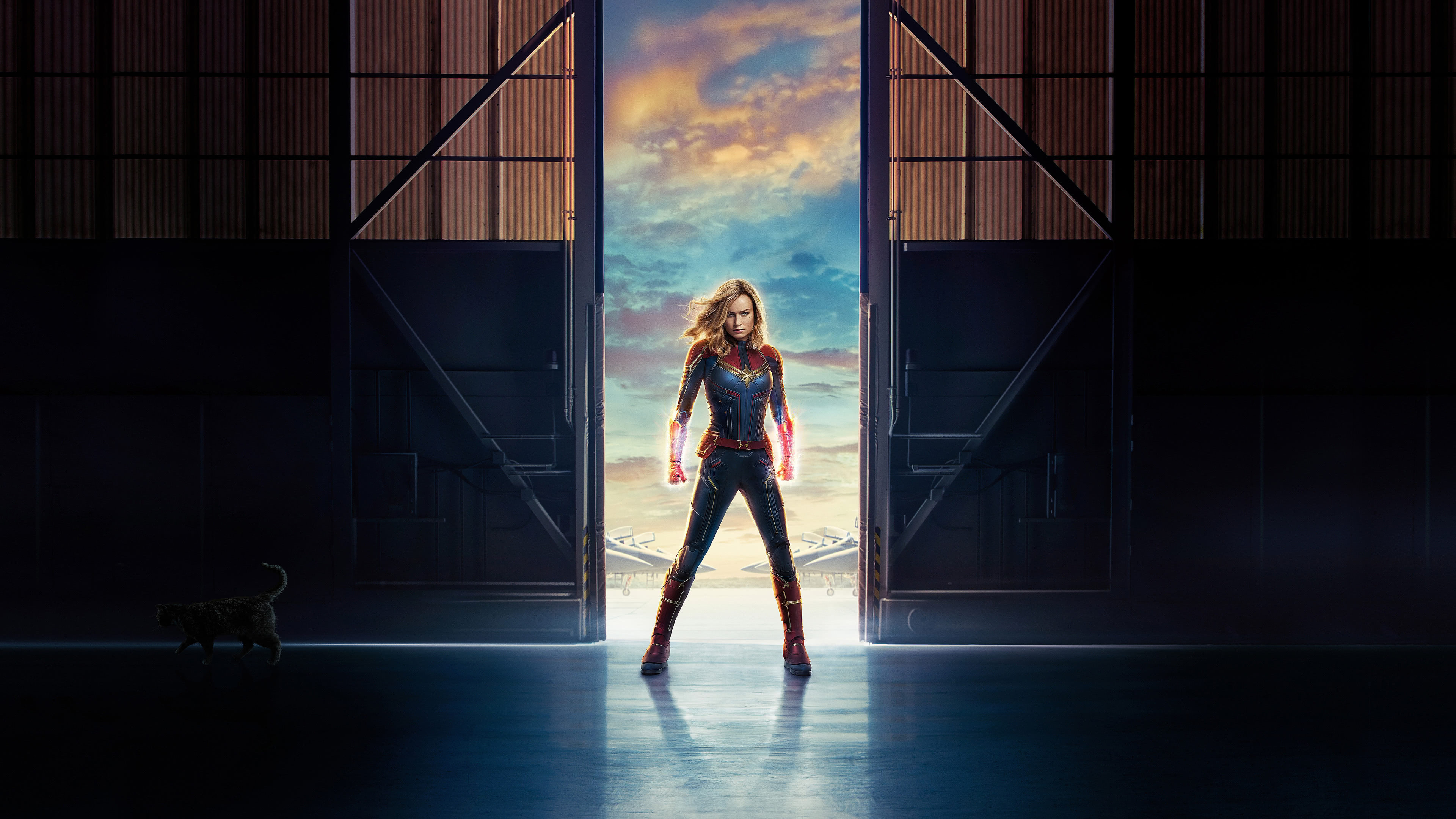 Captain Marvel 4K Cool 2021 Art Wallpapers