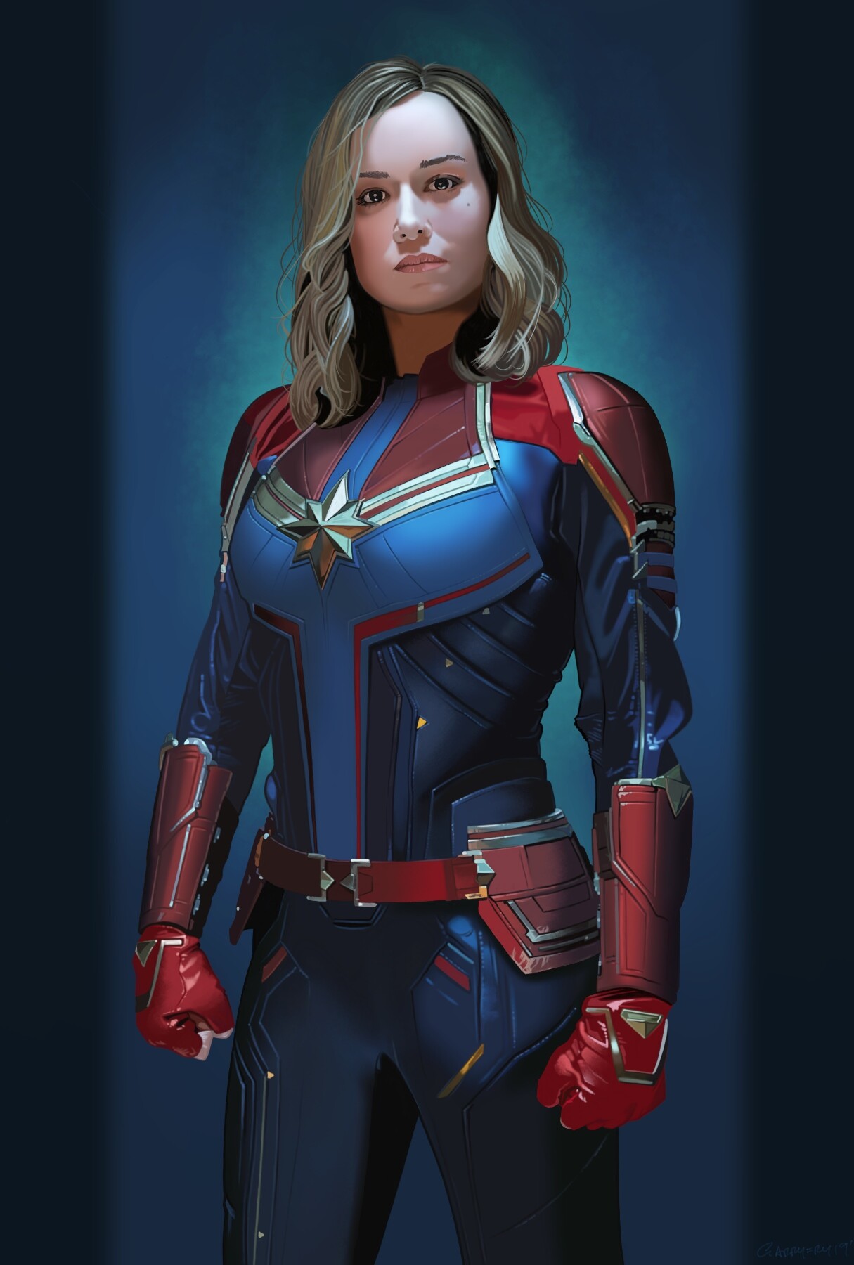Captain Marvel Artstation Wallpapers