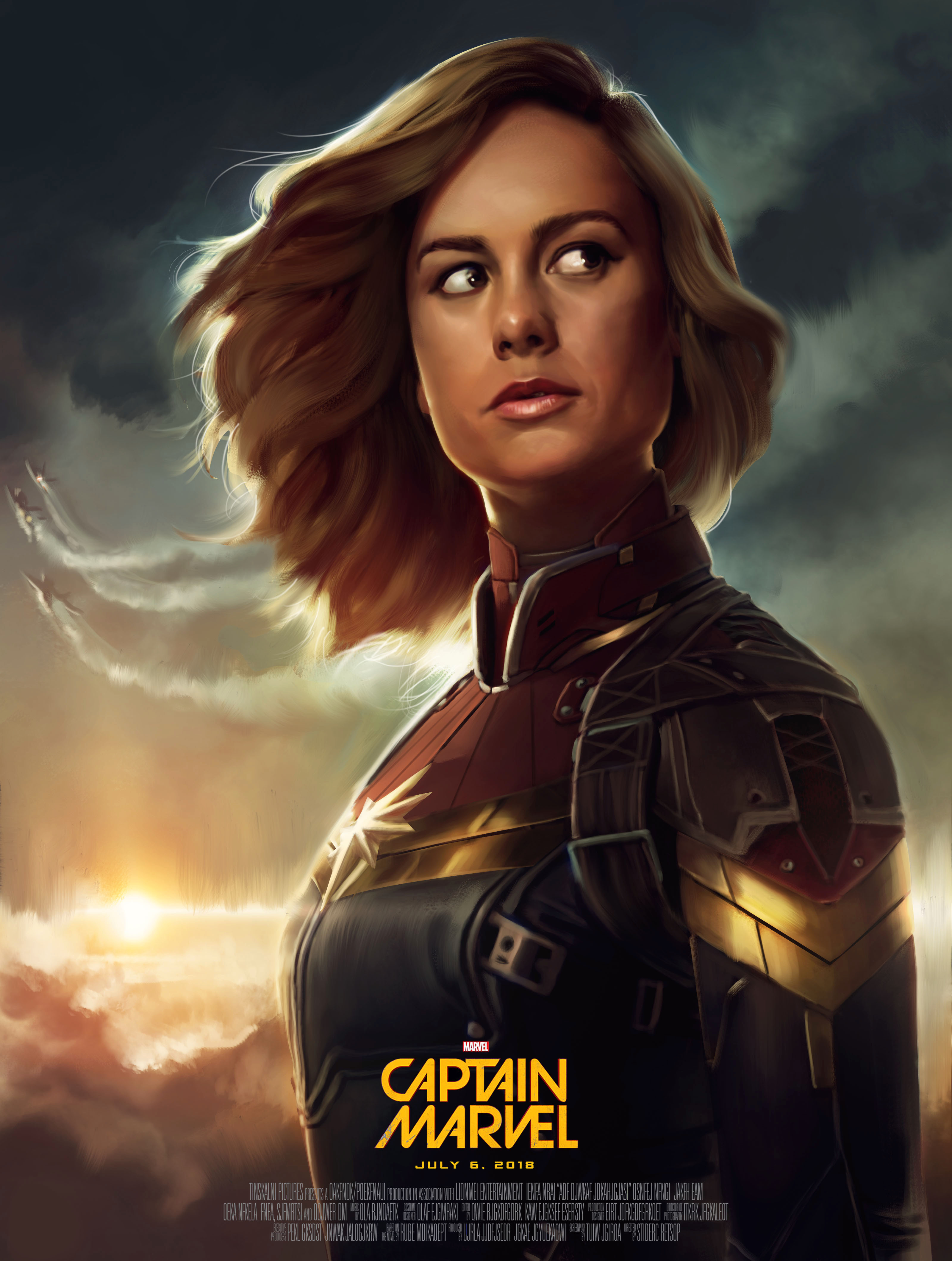 Captain Marvel Artstation Wallpapers