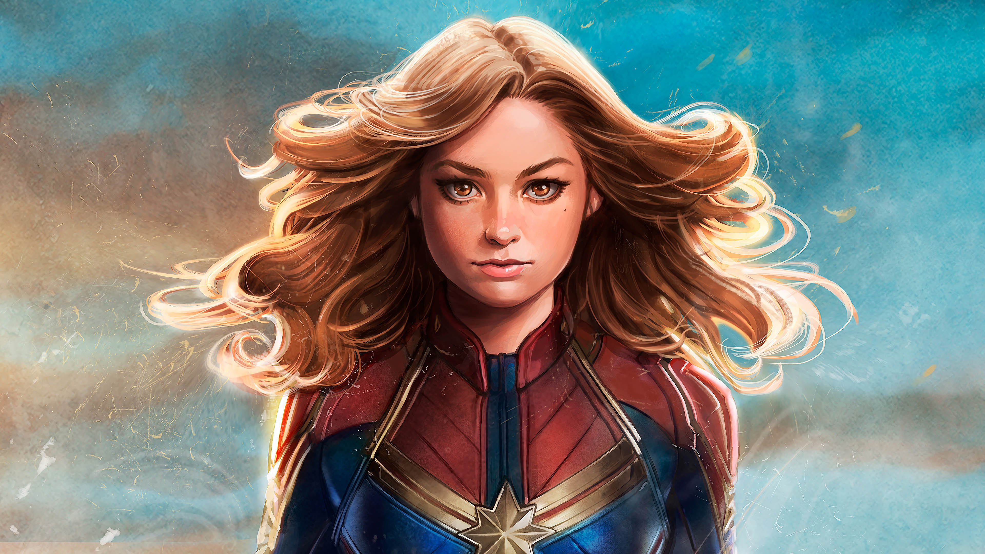 Captain Marvel Comic Art Wallpapers