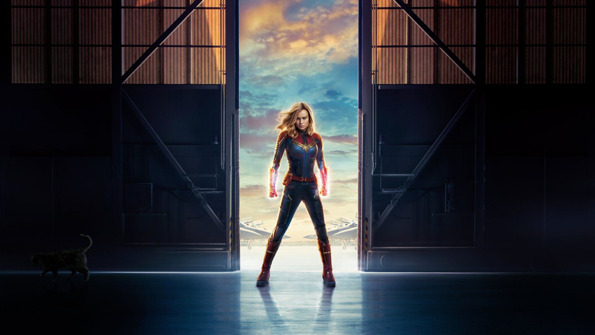 Captain Marvel Logo Wallpapers