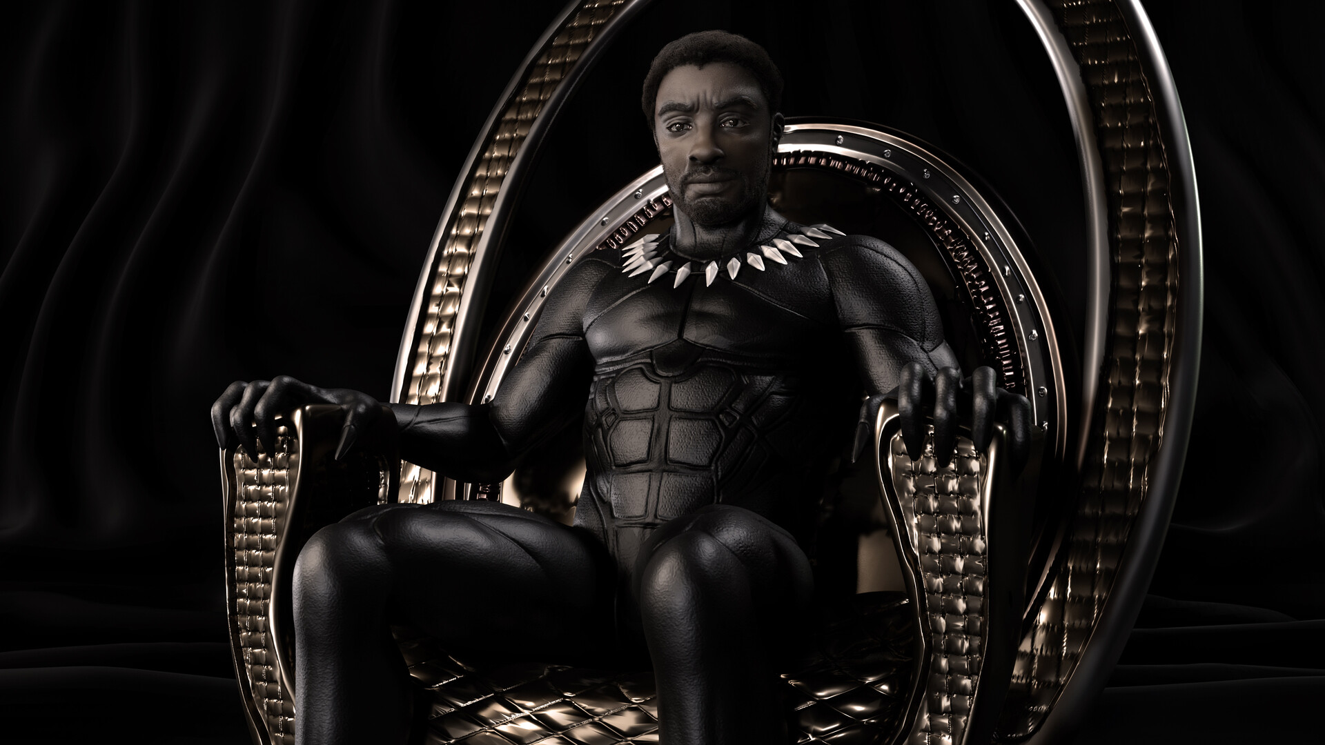 Chadwick Boseman Black Panther Tribute Wallpapers