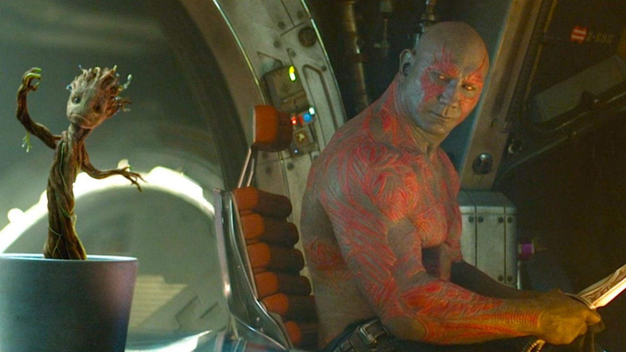 Comic Baby Groot And Drax The Destroyer Wallpapers