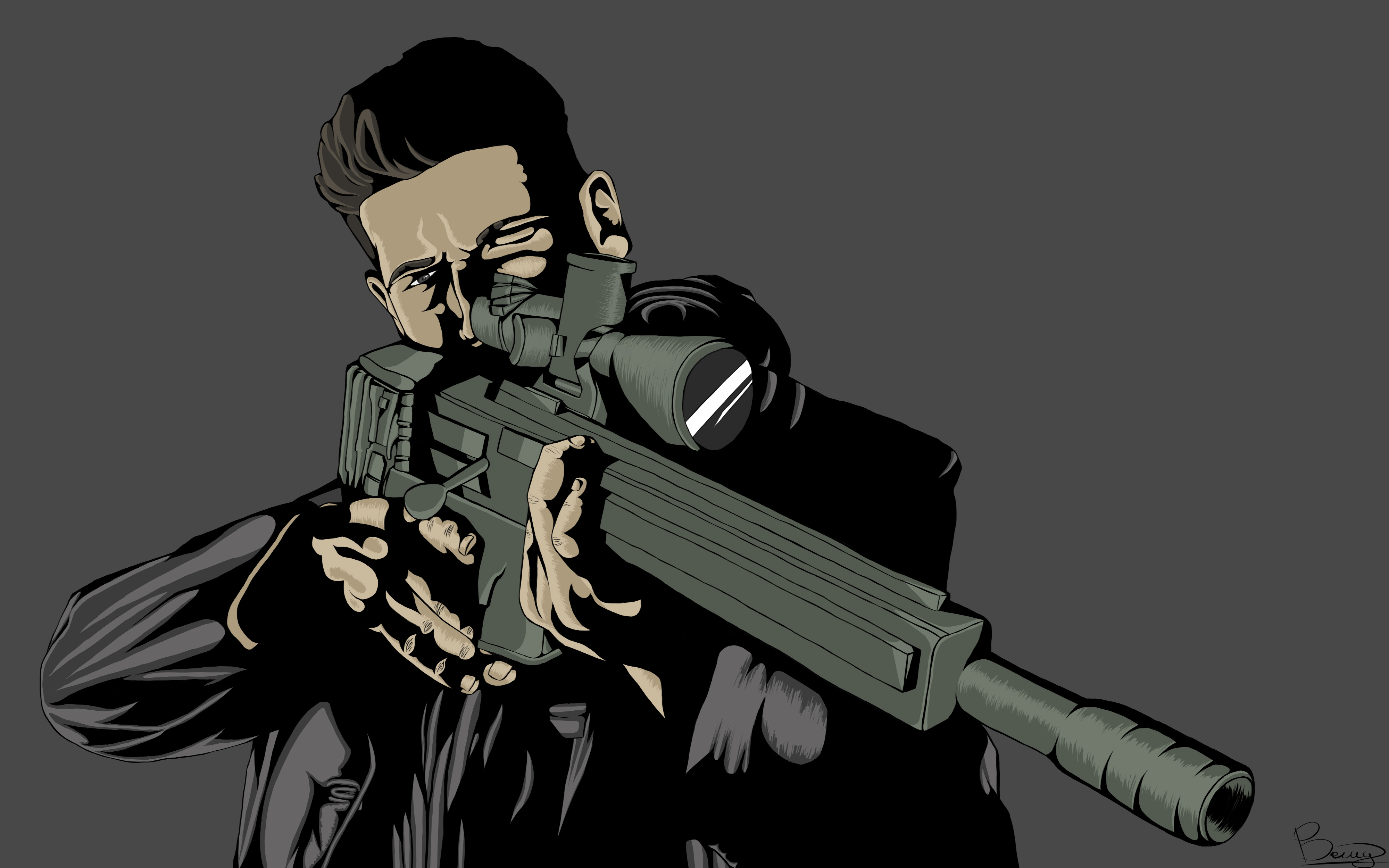 Cool Punisher Digital Art Wallpapers