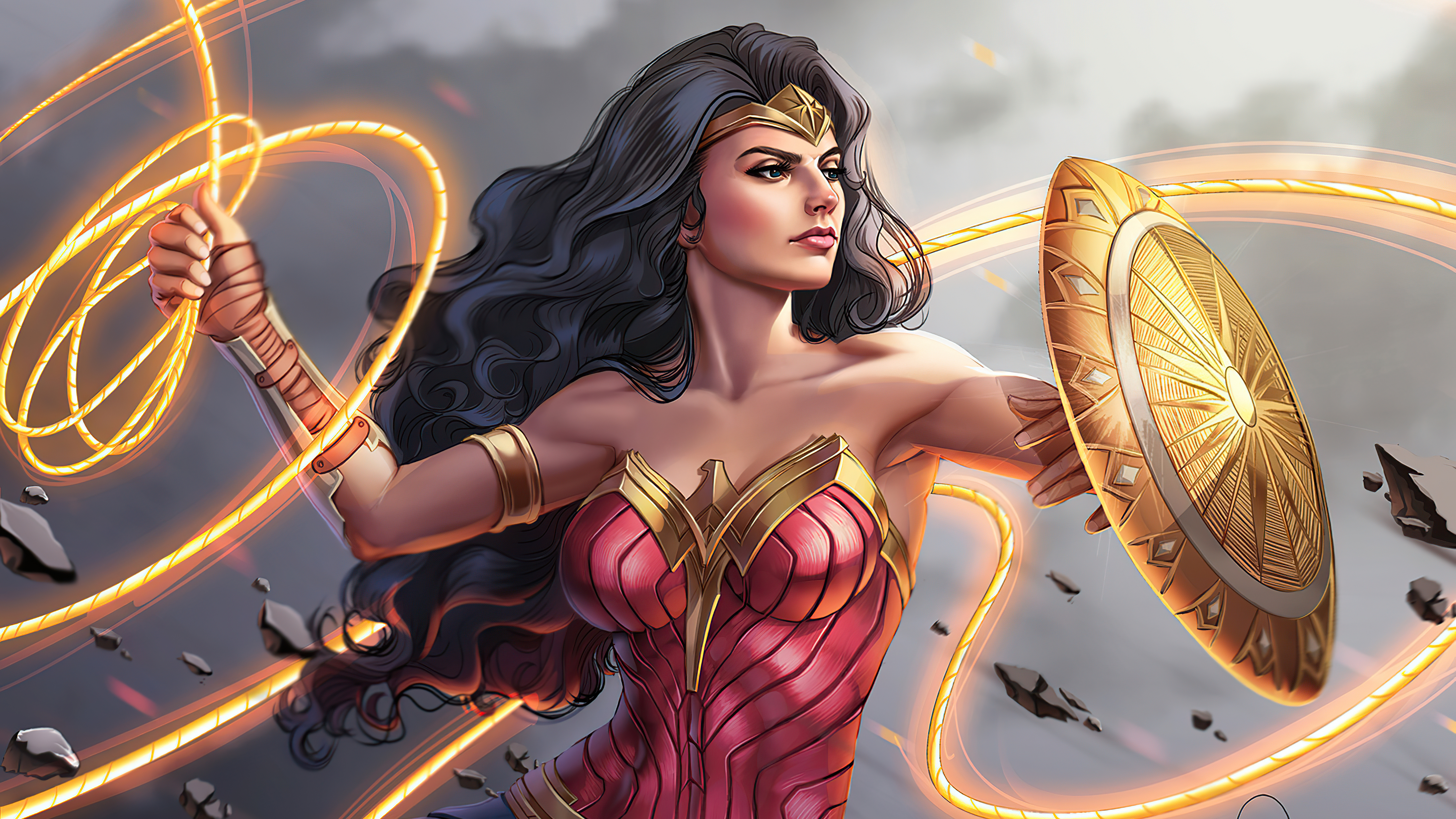 Cool Wonder Woman Art Wallpapers
