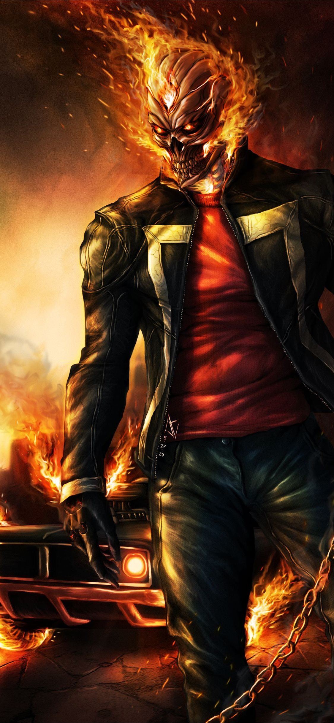 Coolest Ghost Rider 2020 Art Wallpapers