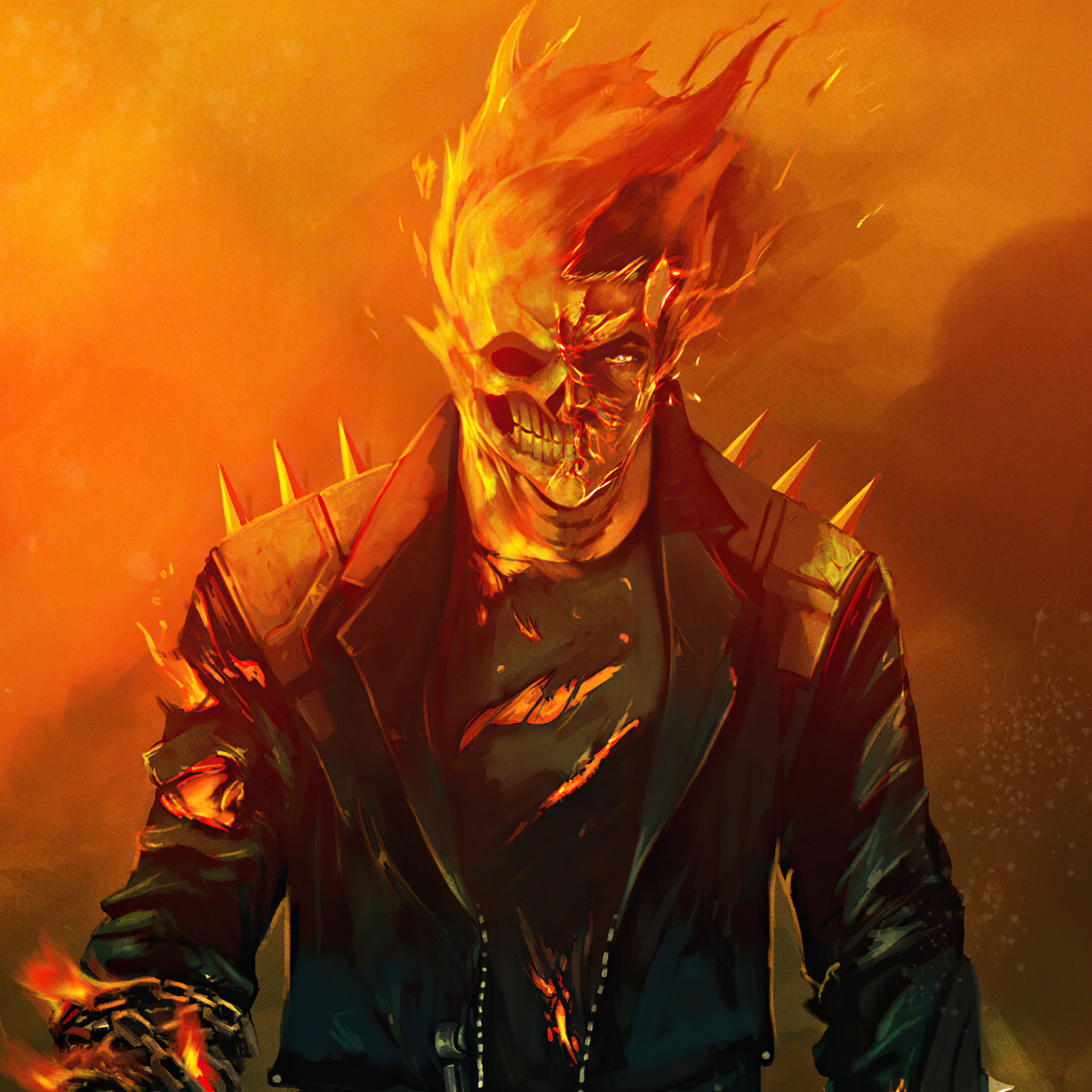 Coolest Ghost Rider 2020 Art Wallpapers