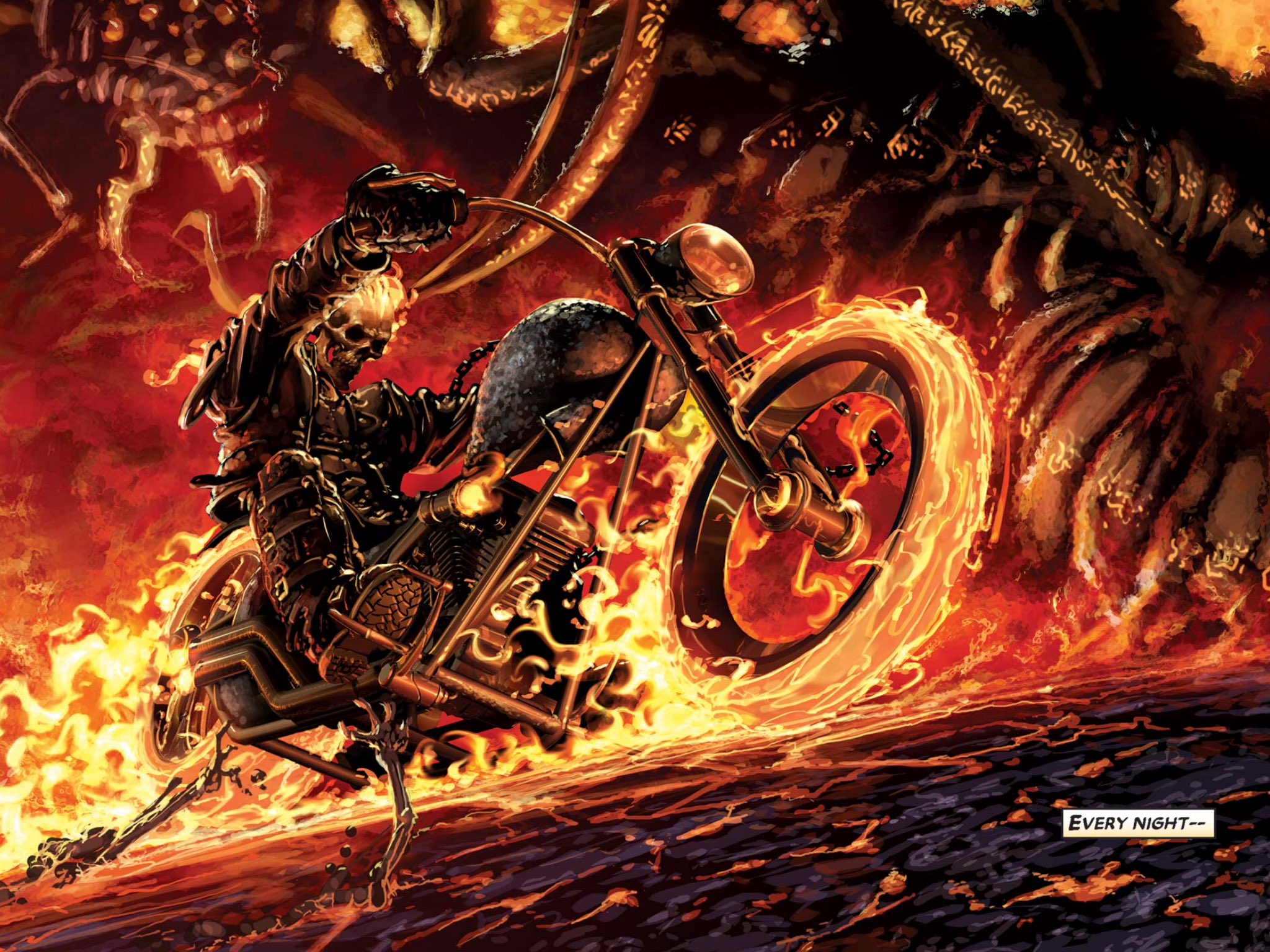 Coolest Ghost Rider 2020 Art Wallpapers