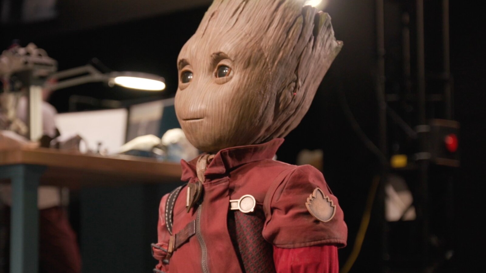 Cute Baby Groot In Suit 4K Wallpapers