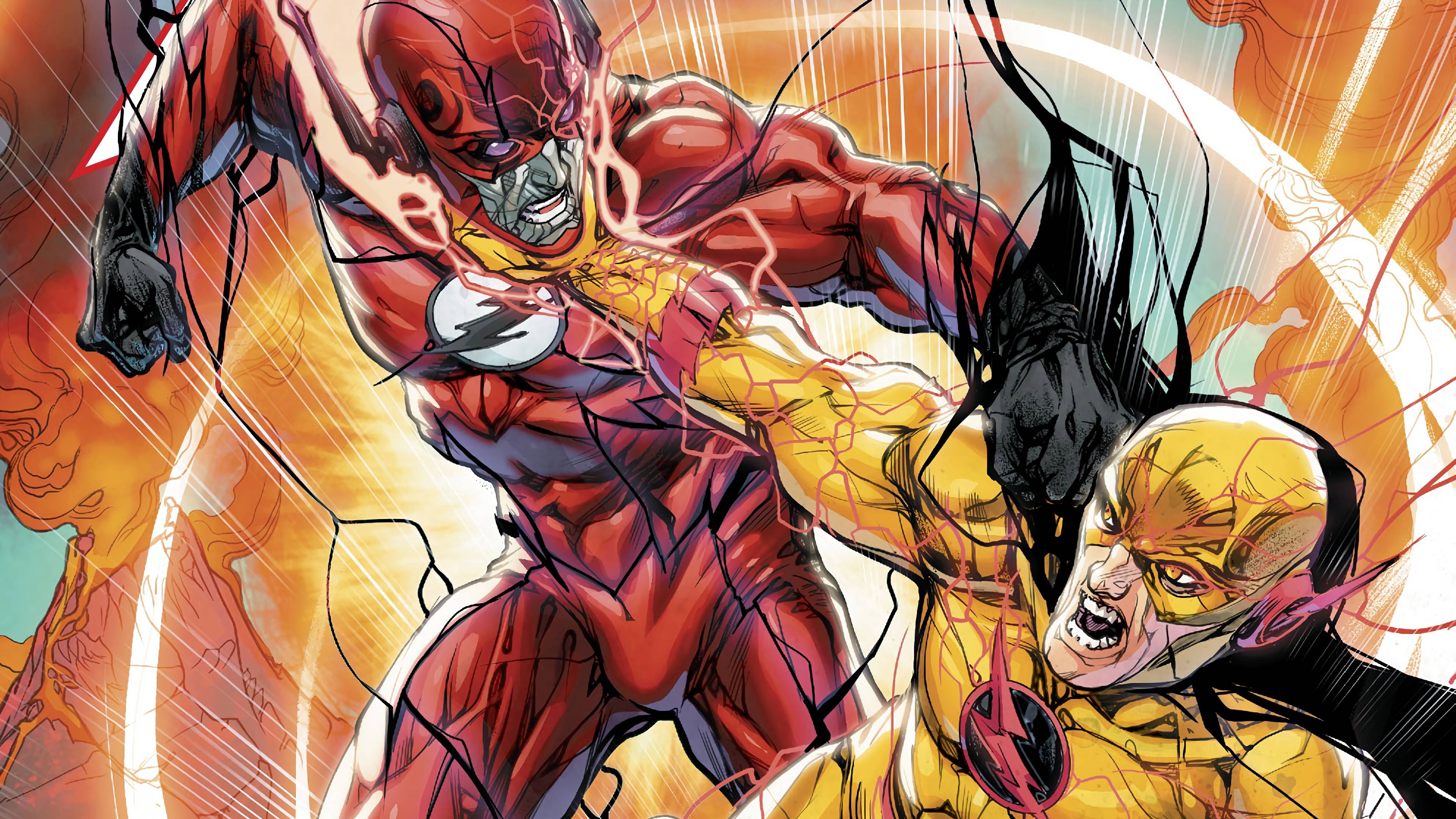 Dark Flash Comic Art Wallpapers