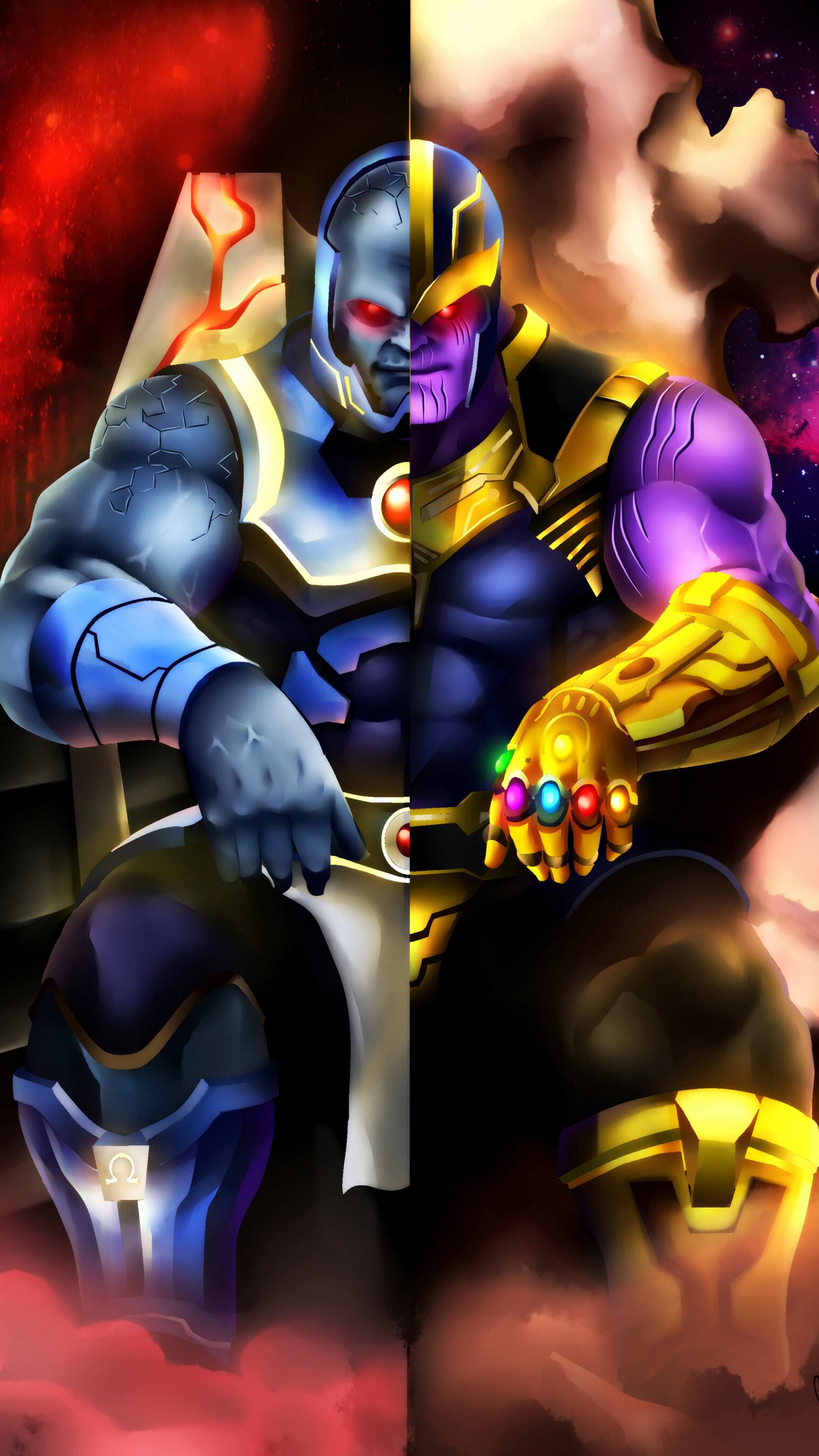 Darkseid Vs Thanos Art Wallpapers