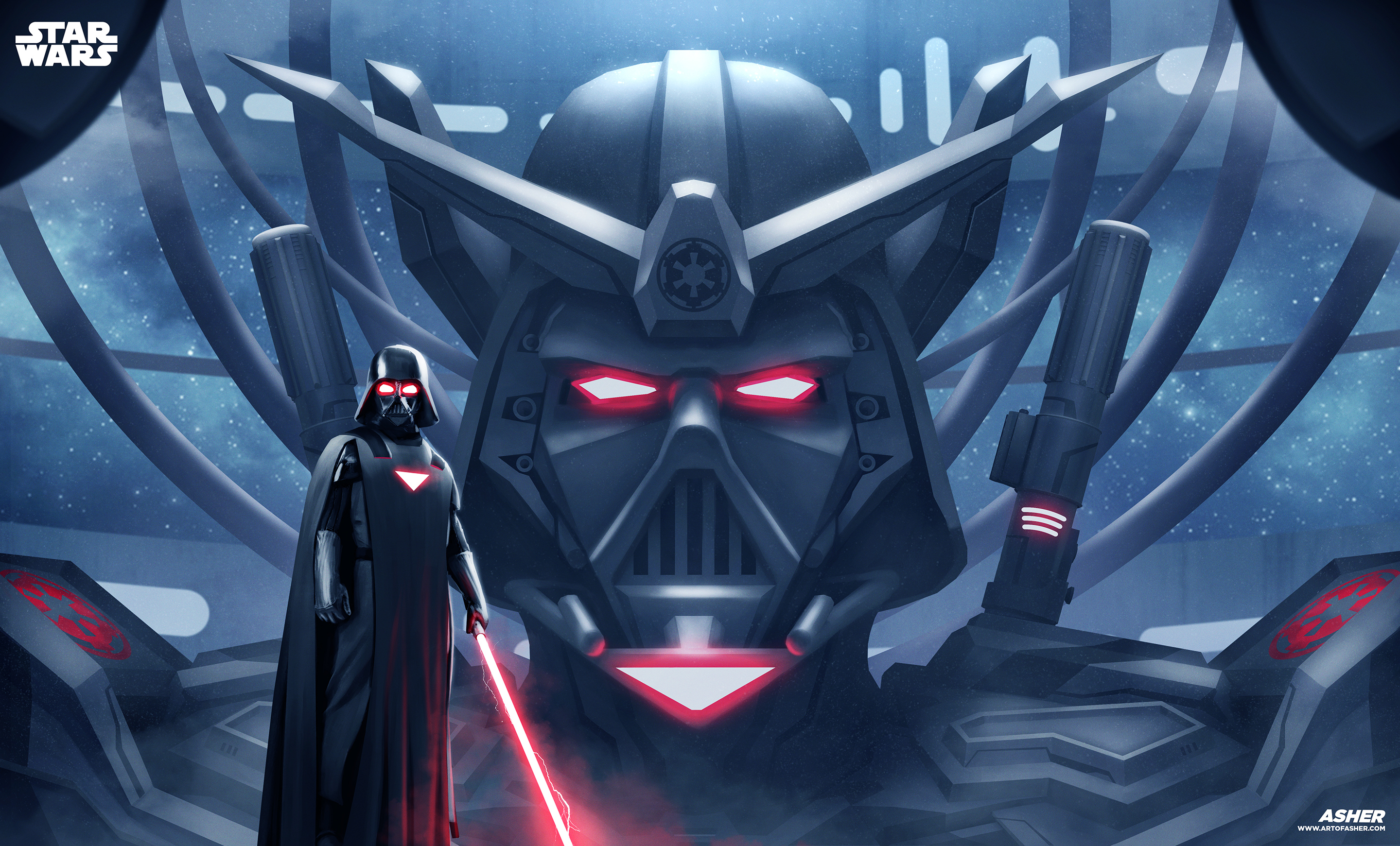 Darth Vader Cool Star Wars Art Wallpapers