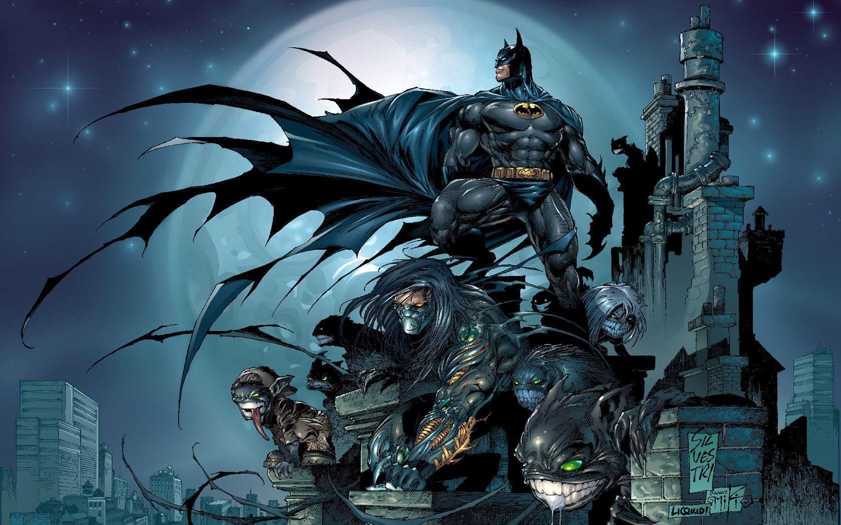 Dc Batman Comic Art Wallpapers