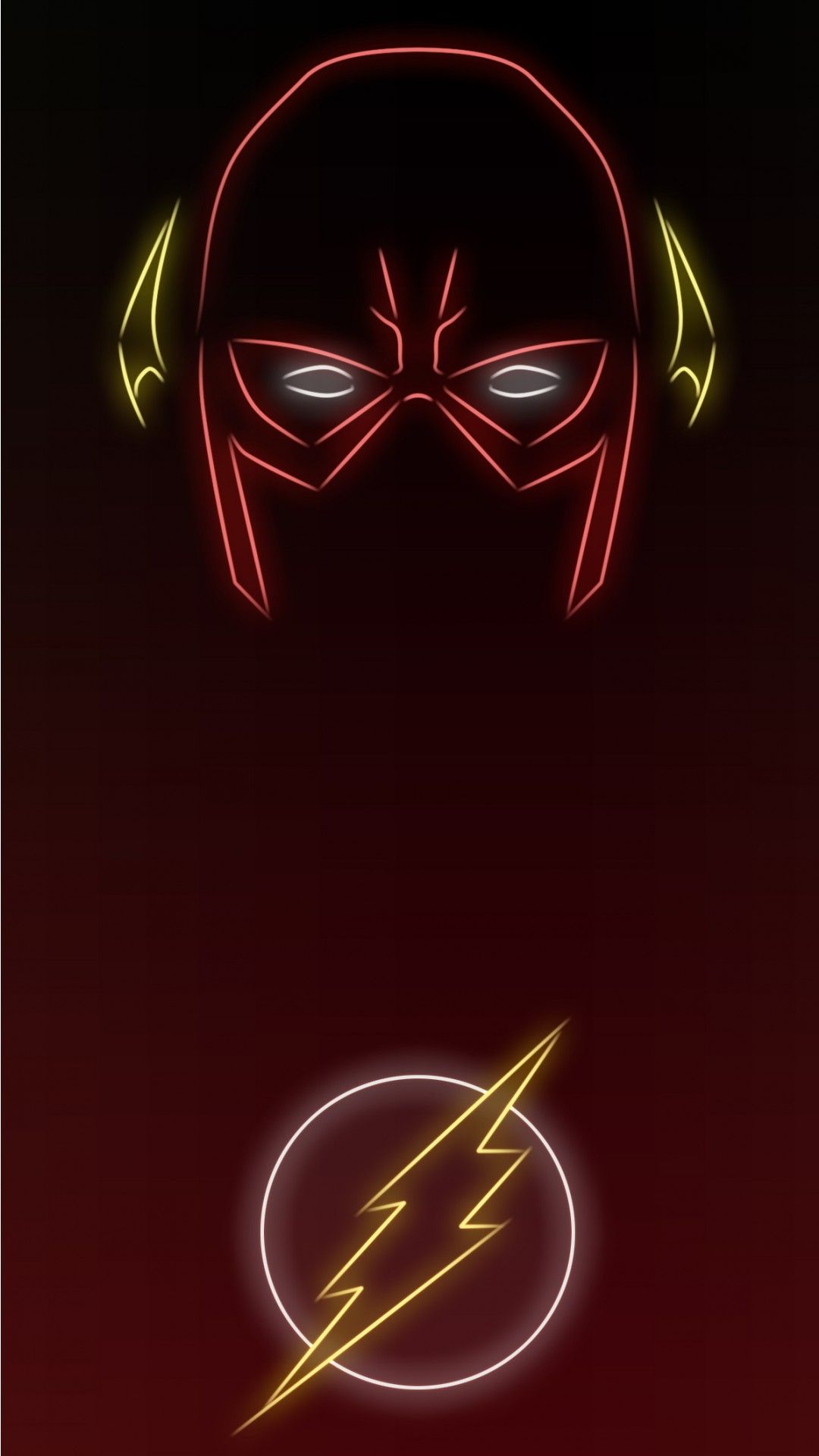 Dc Flash Neon Art Wallpapers