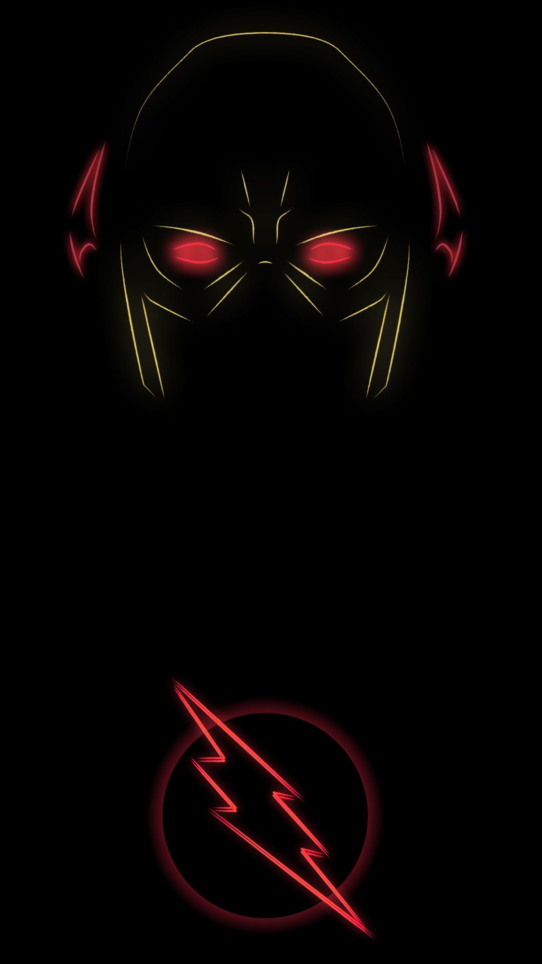 Dc Flash Neon Art Wallpapers