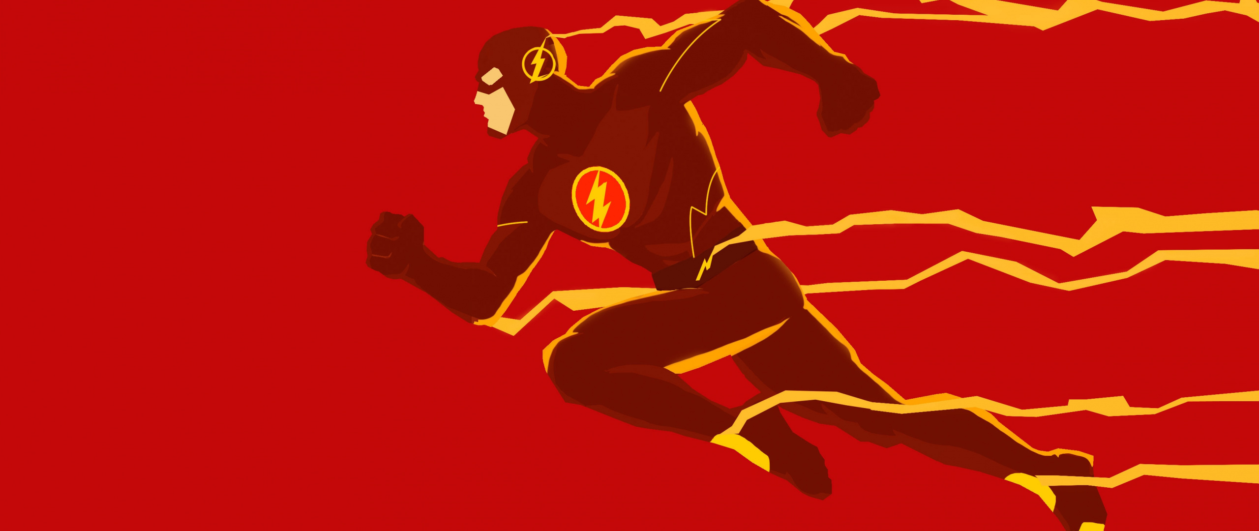 Dc Flash Running Art Wallpapers