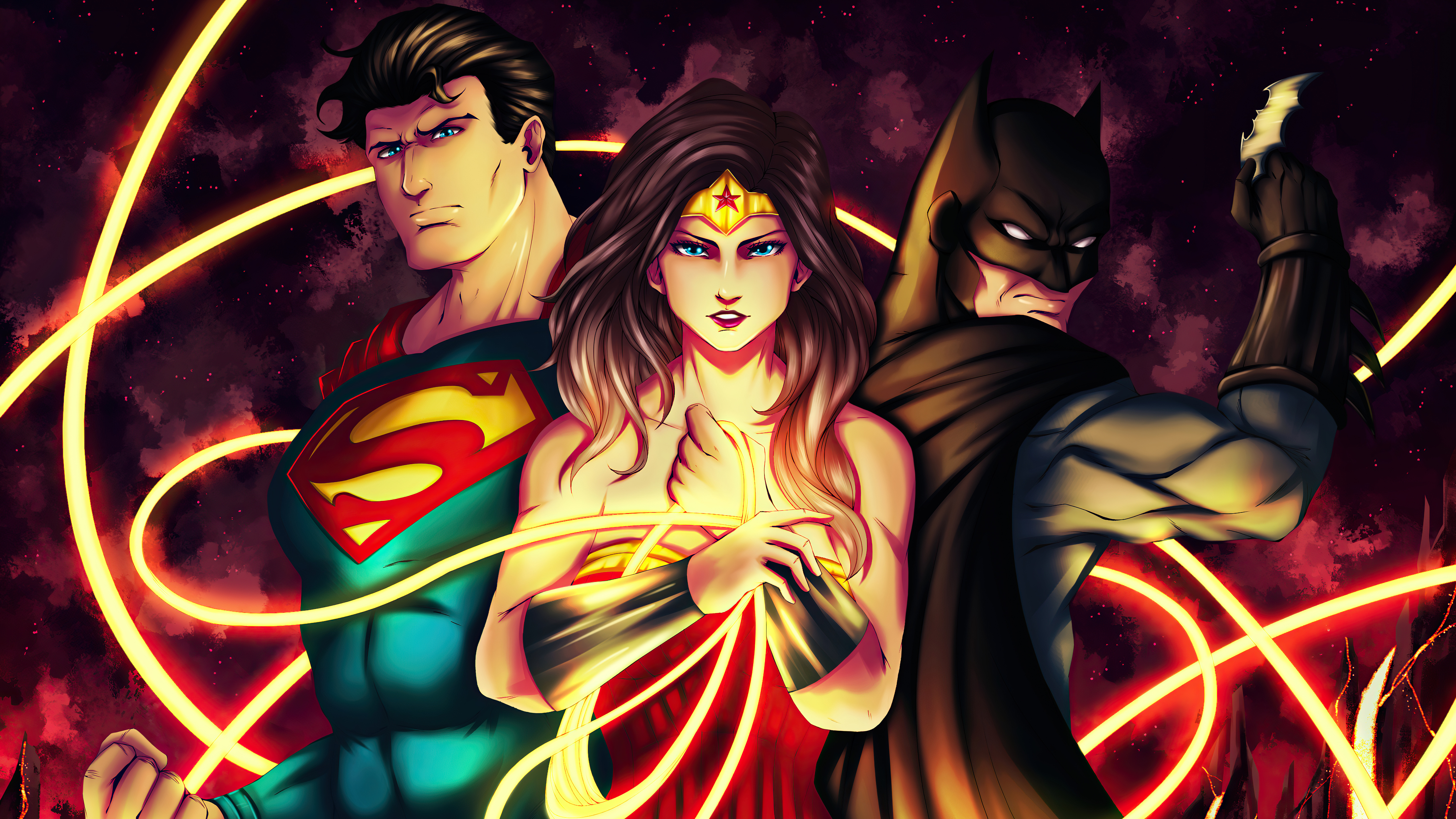 Dc Trinity Arts Wallpapers