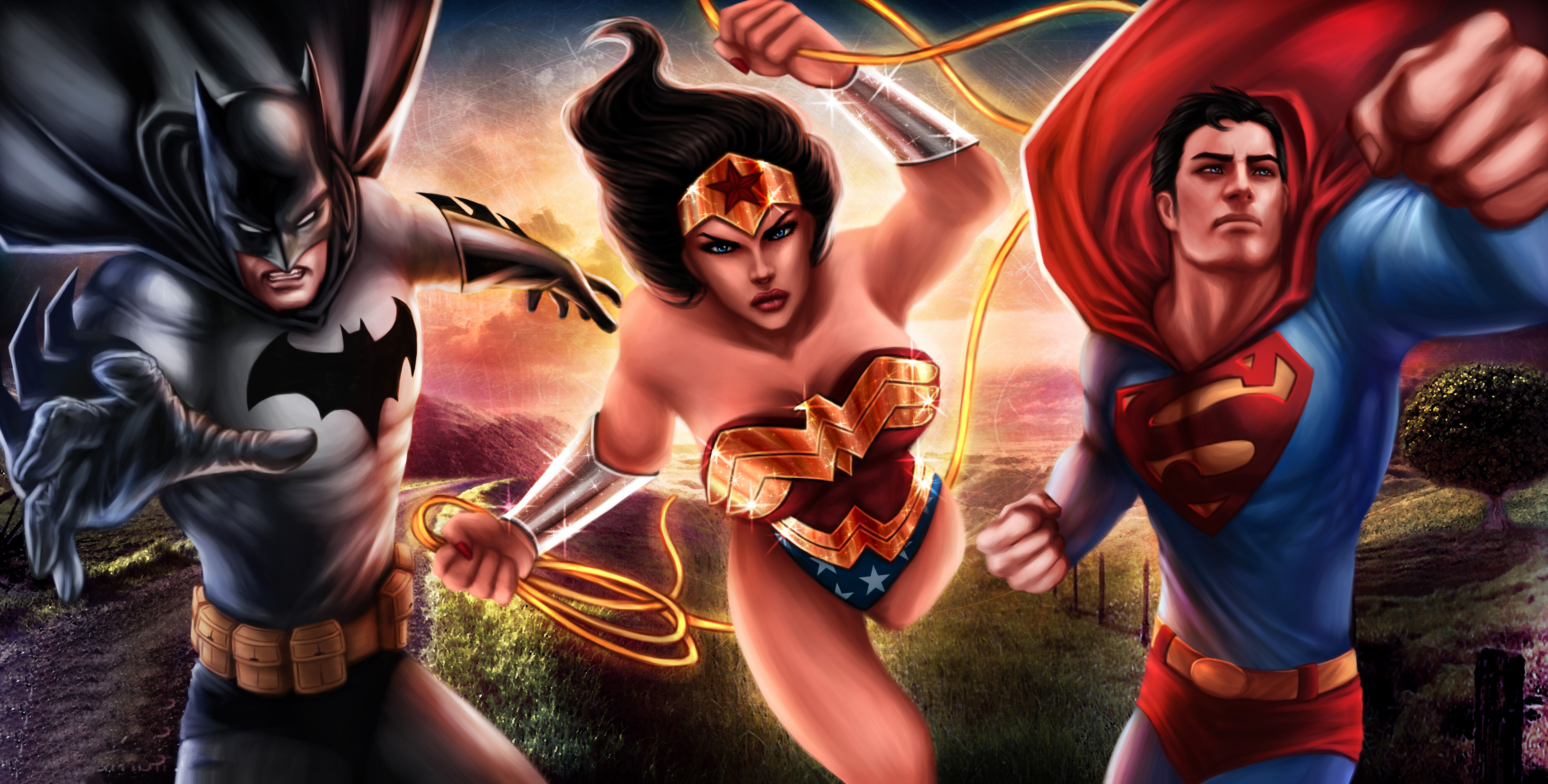 Dc Trinity Arts Wallpapers