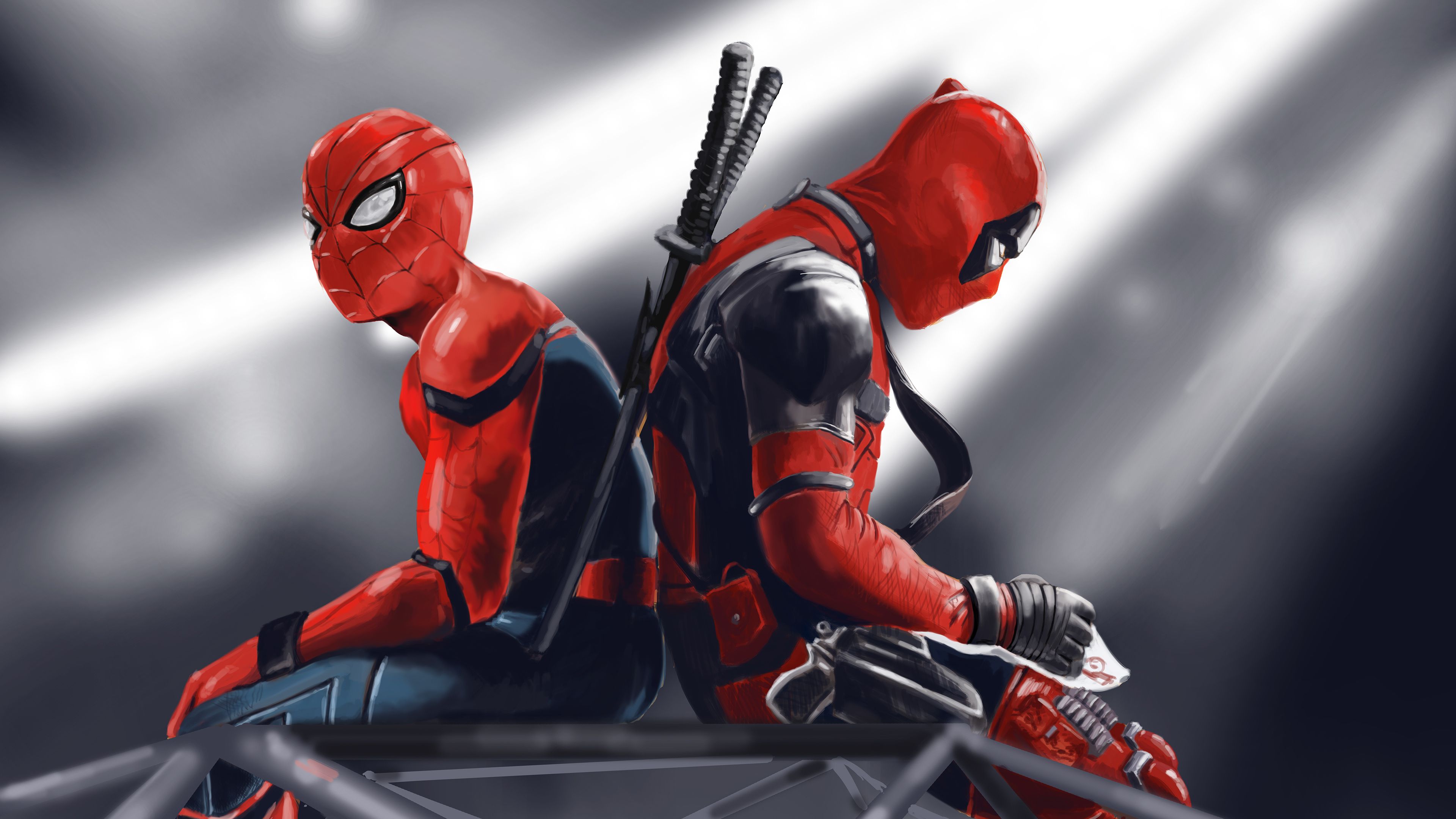 Deadpool And Spider Man Wallpapers