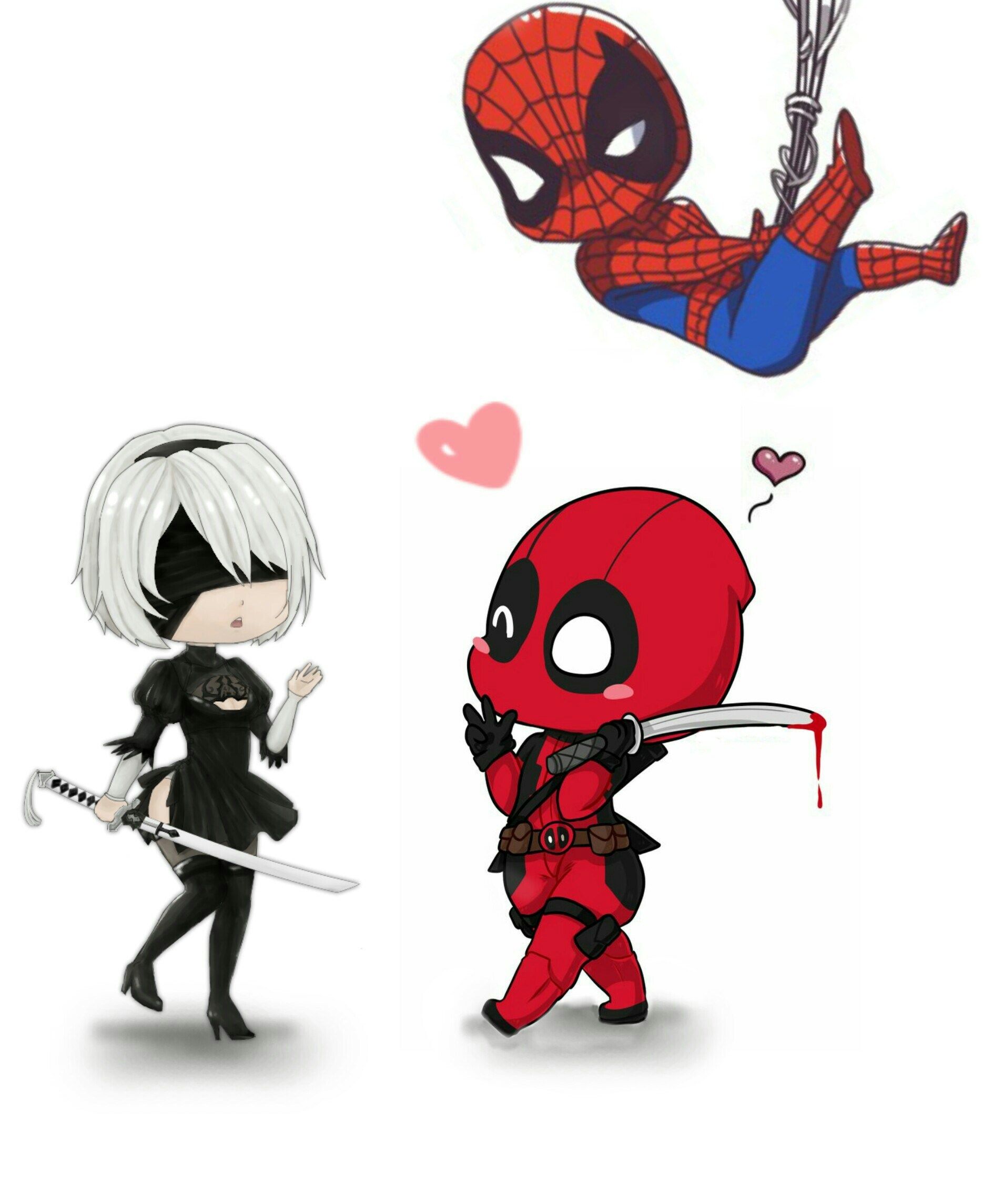 Deadpool And Spider Man Wallpapers