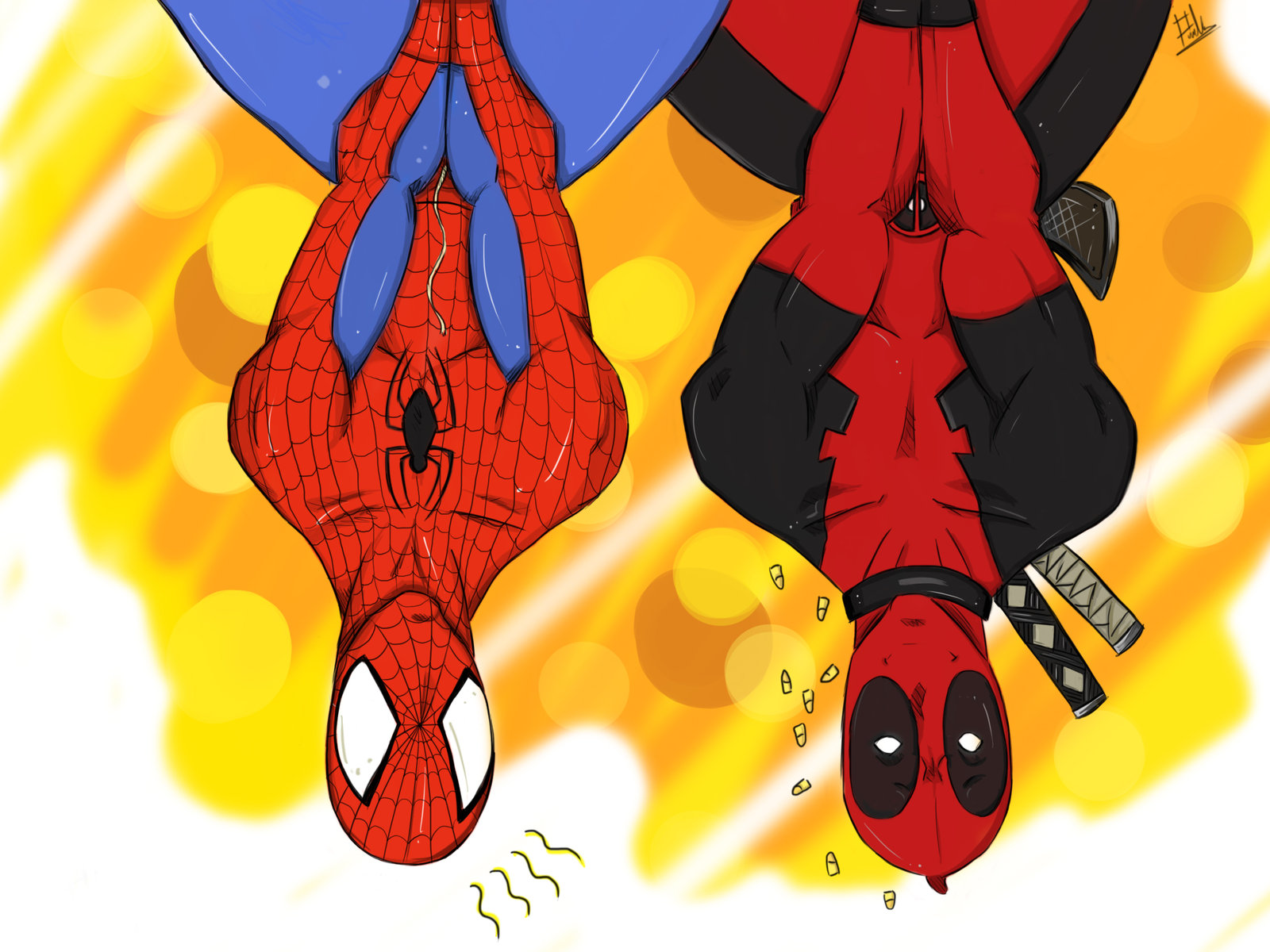 Deadpool And Spider Man Wallpapers