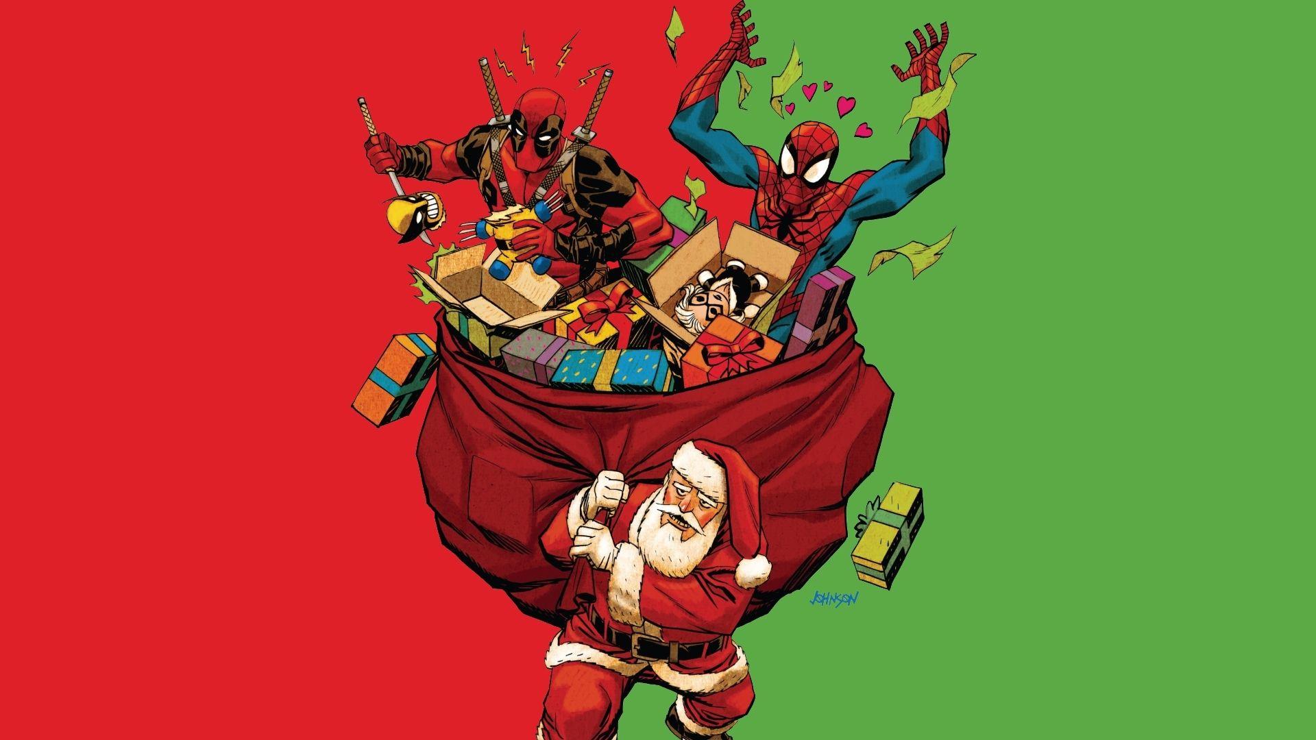 Deadpool Christmas Wallpapers