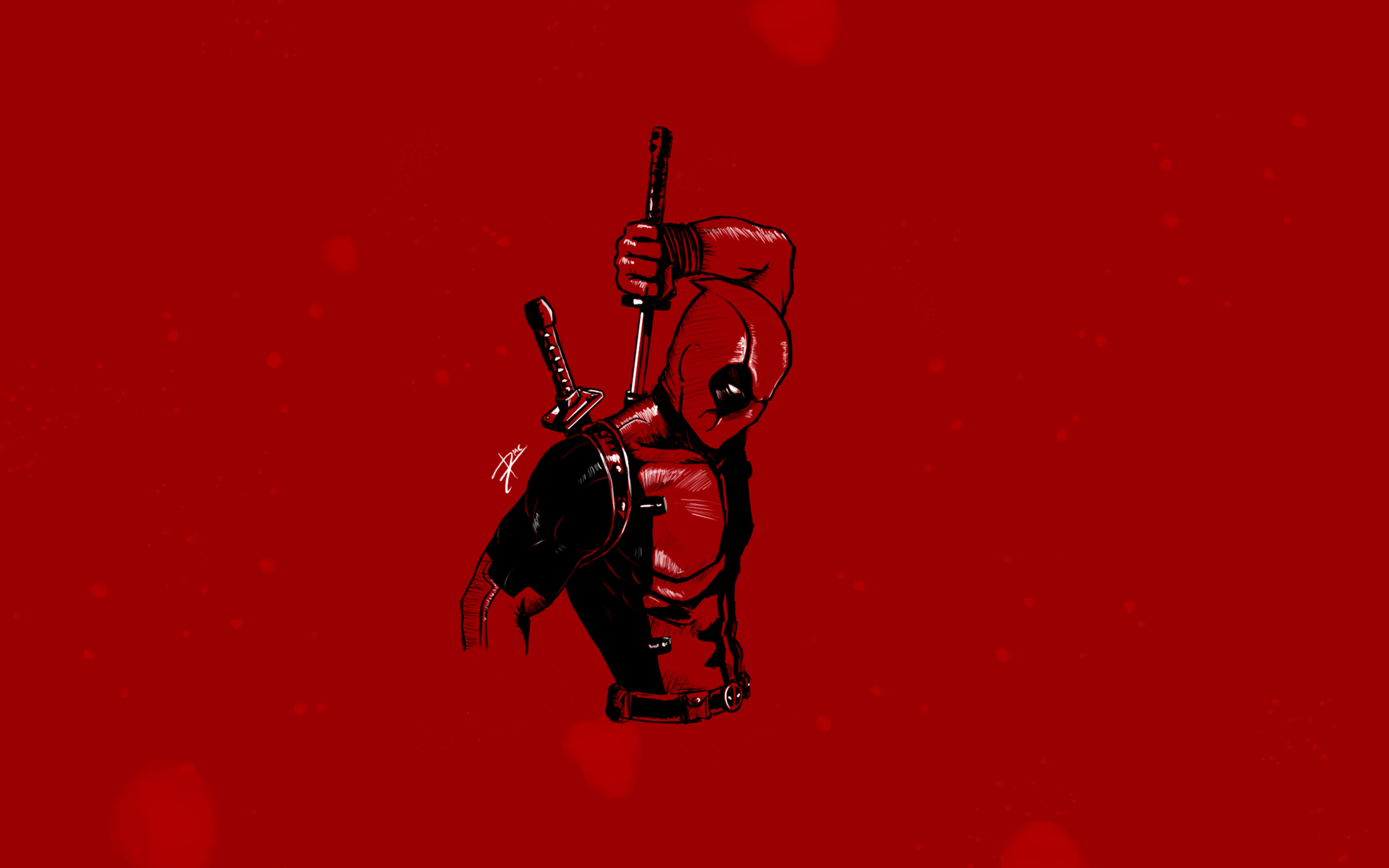 Deadpool Minimalist Wallpapers