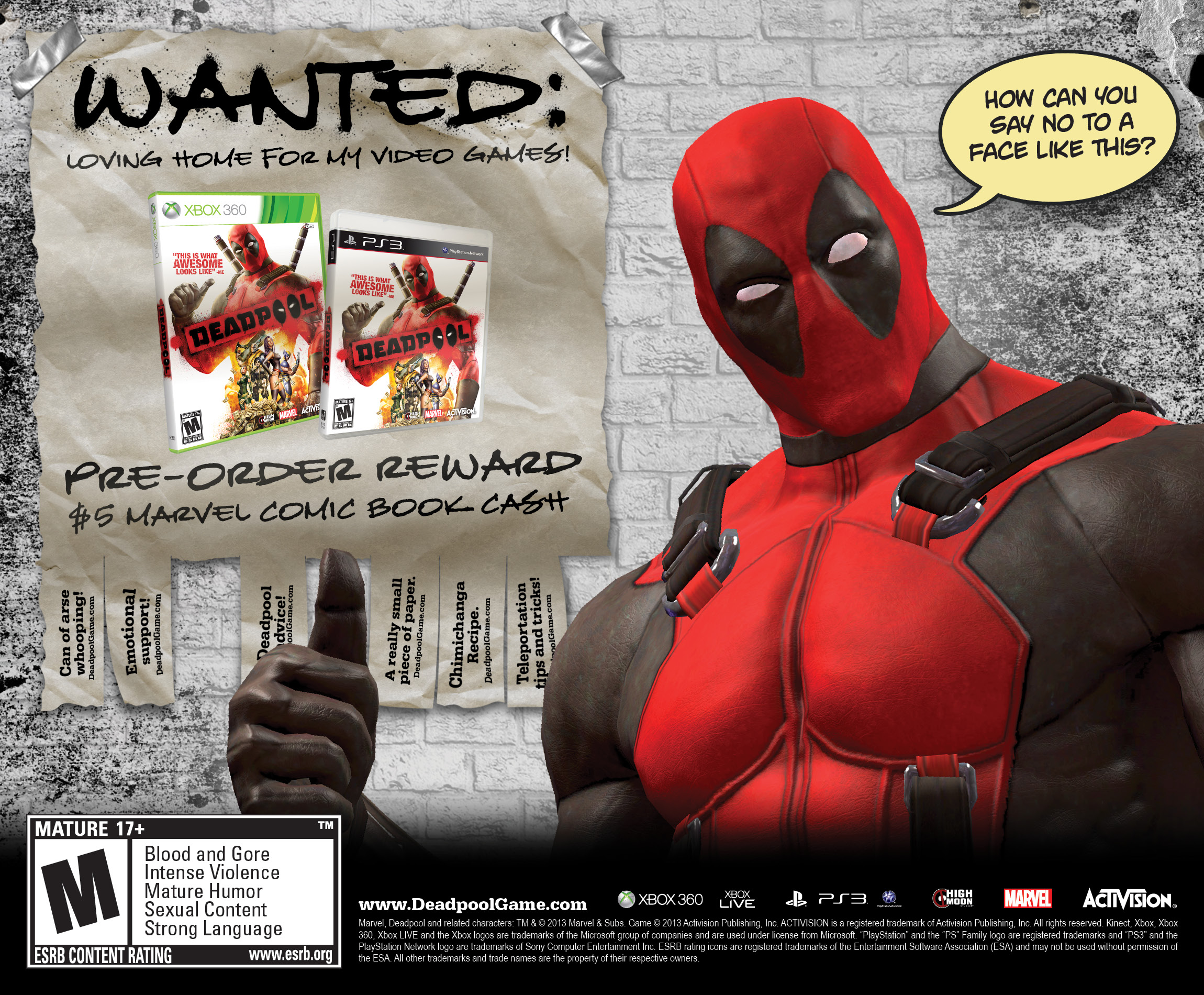 Deadpool Ps3 Wallpapers