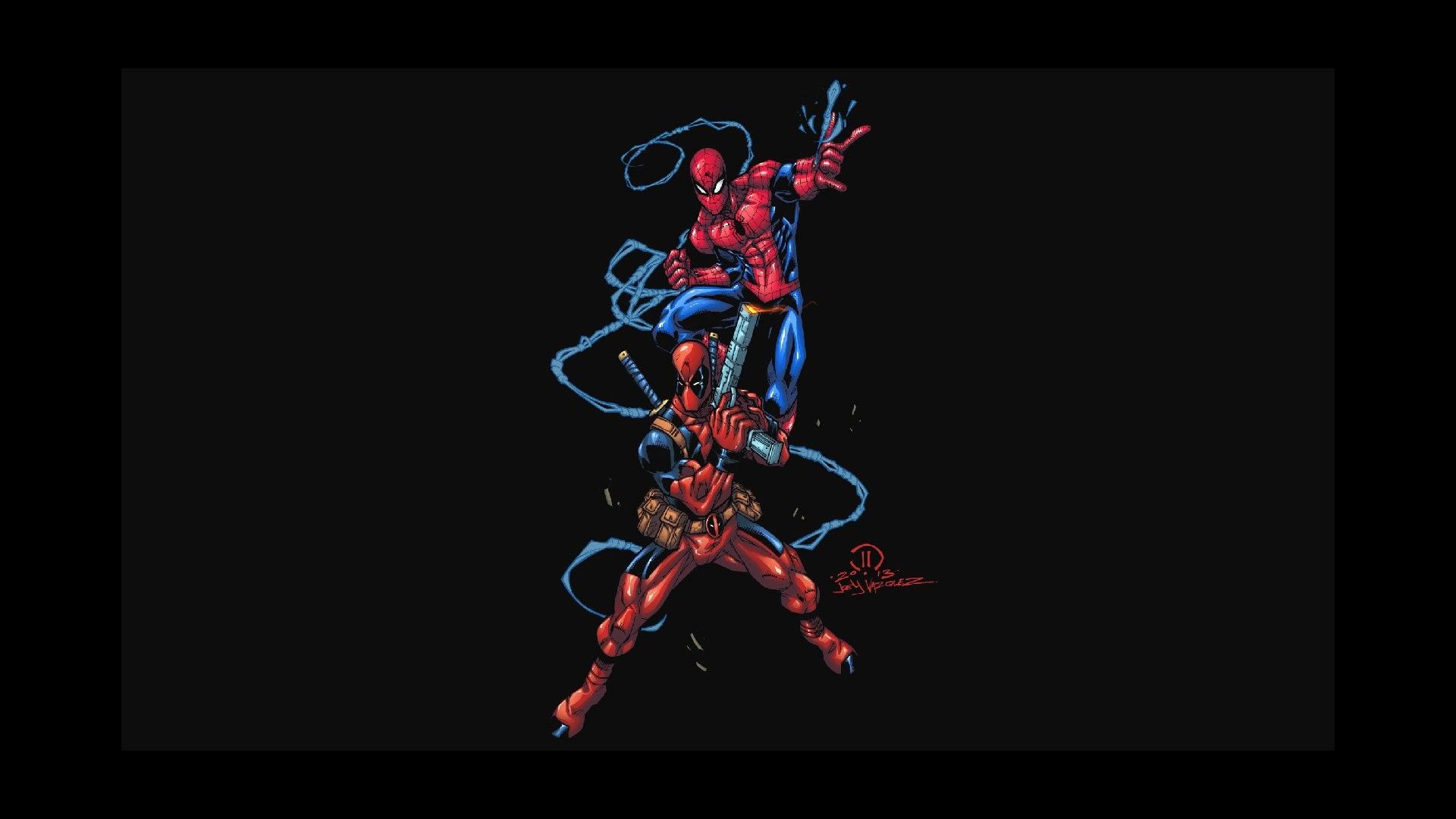 Deadpool Spiderman Wallpapers