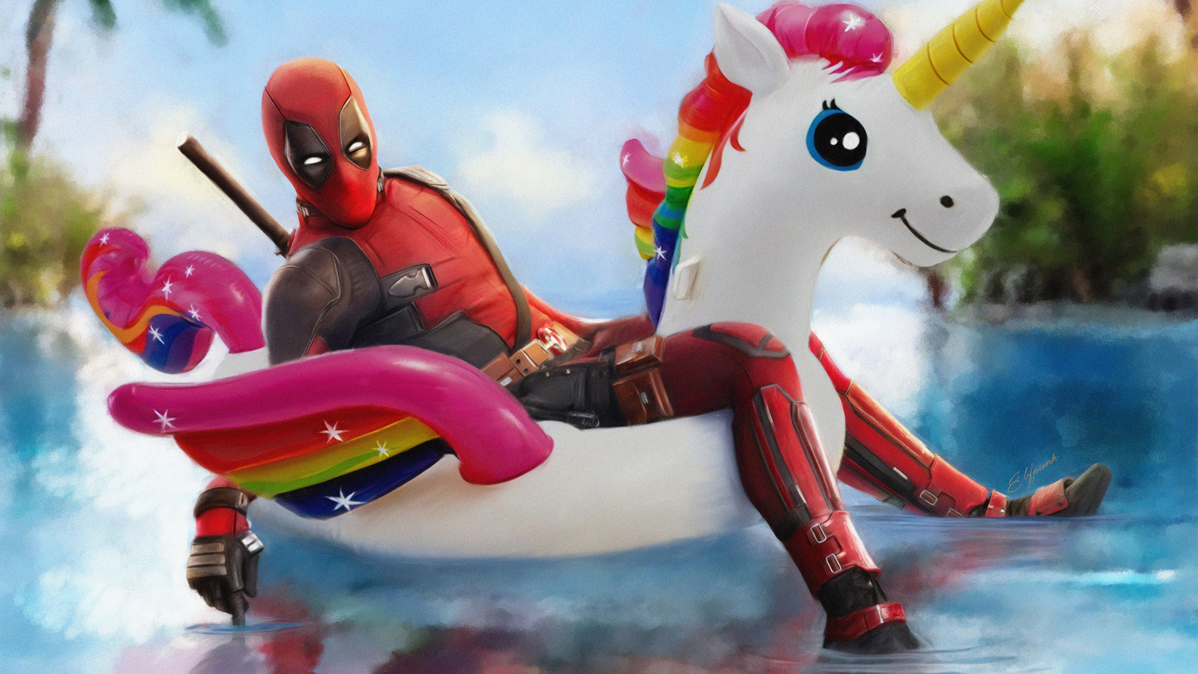 Deadpool Unicorn Wallpapers